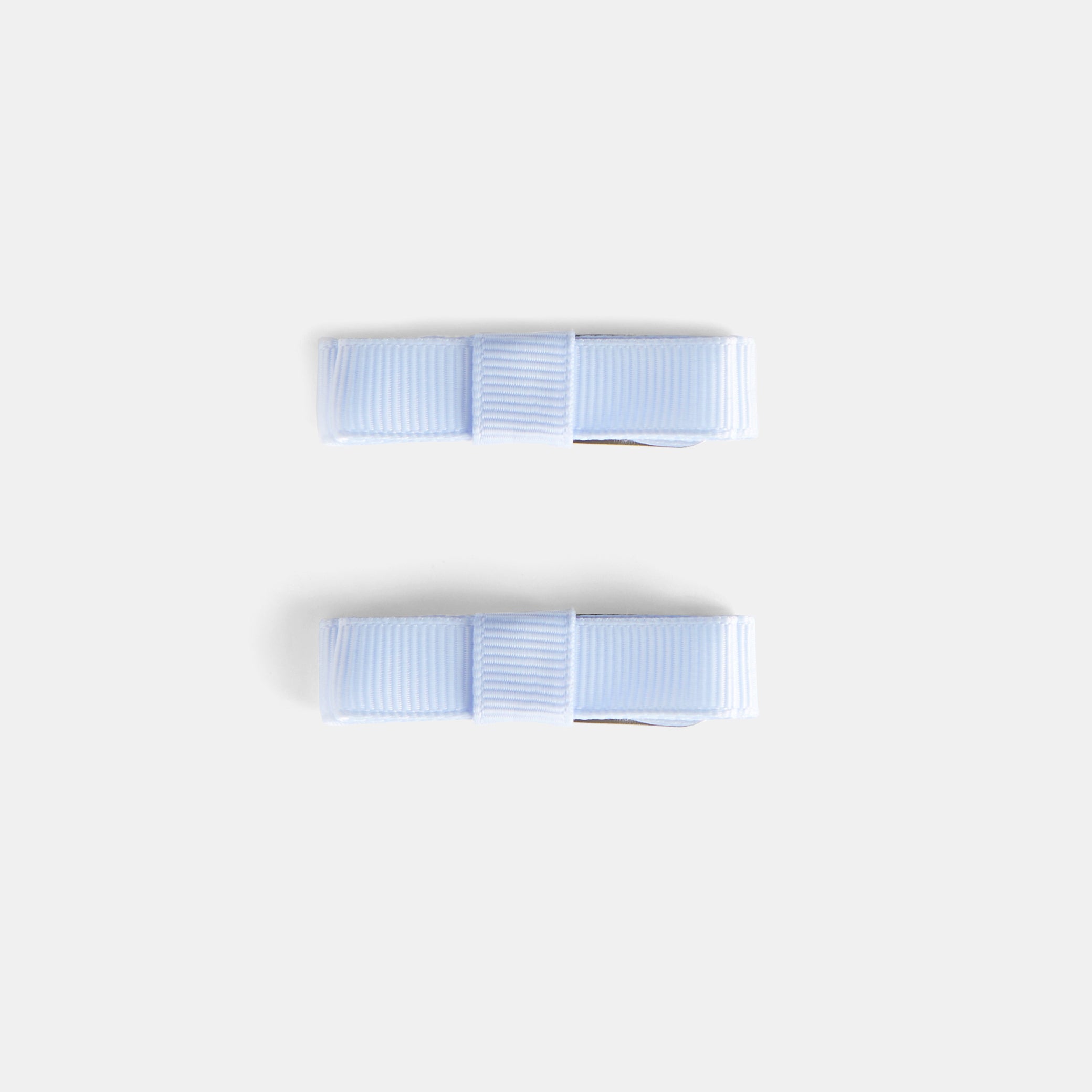 Girl duo of hair clips with flat knot