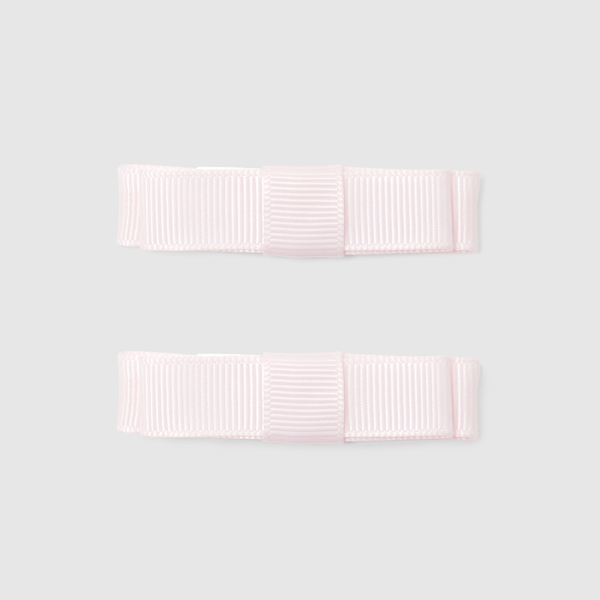 Girl duo of hair clips with flat knot