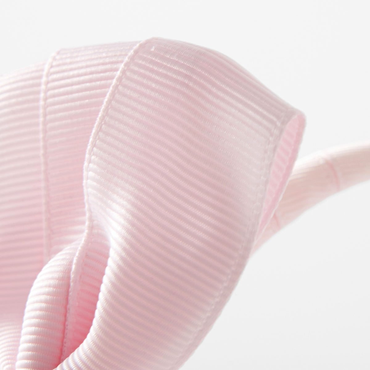 Girl headband with grosgrain bow