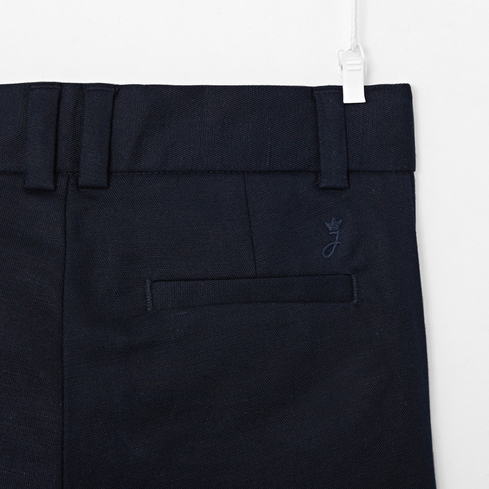 Boy cotton and linen Bermuda shorts