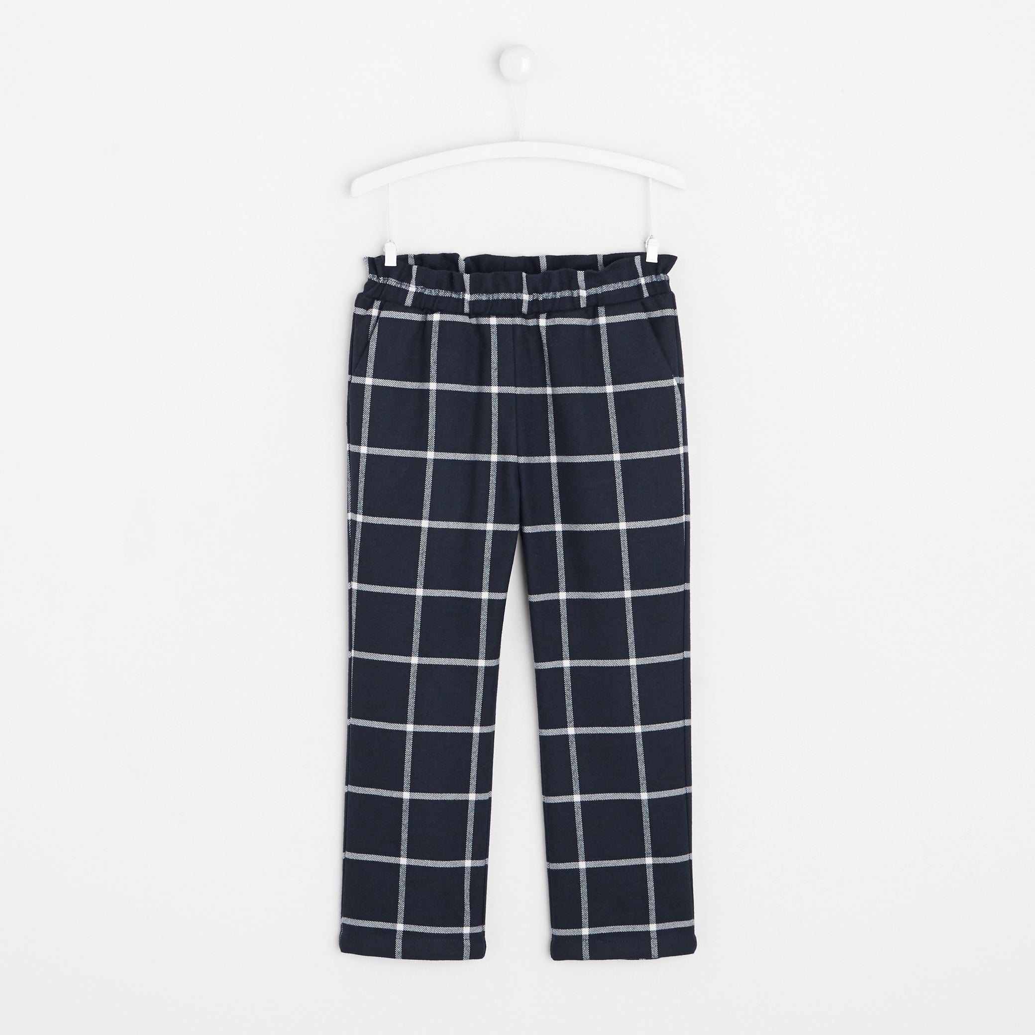 Girl checked flannel pants