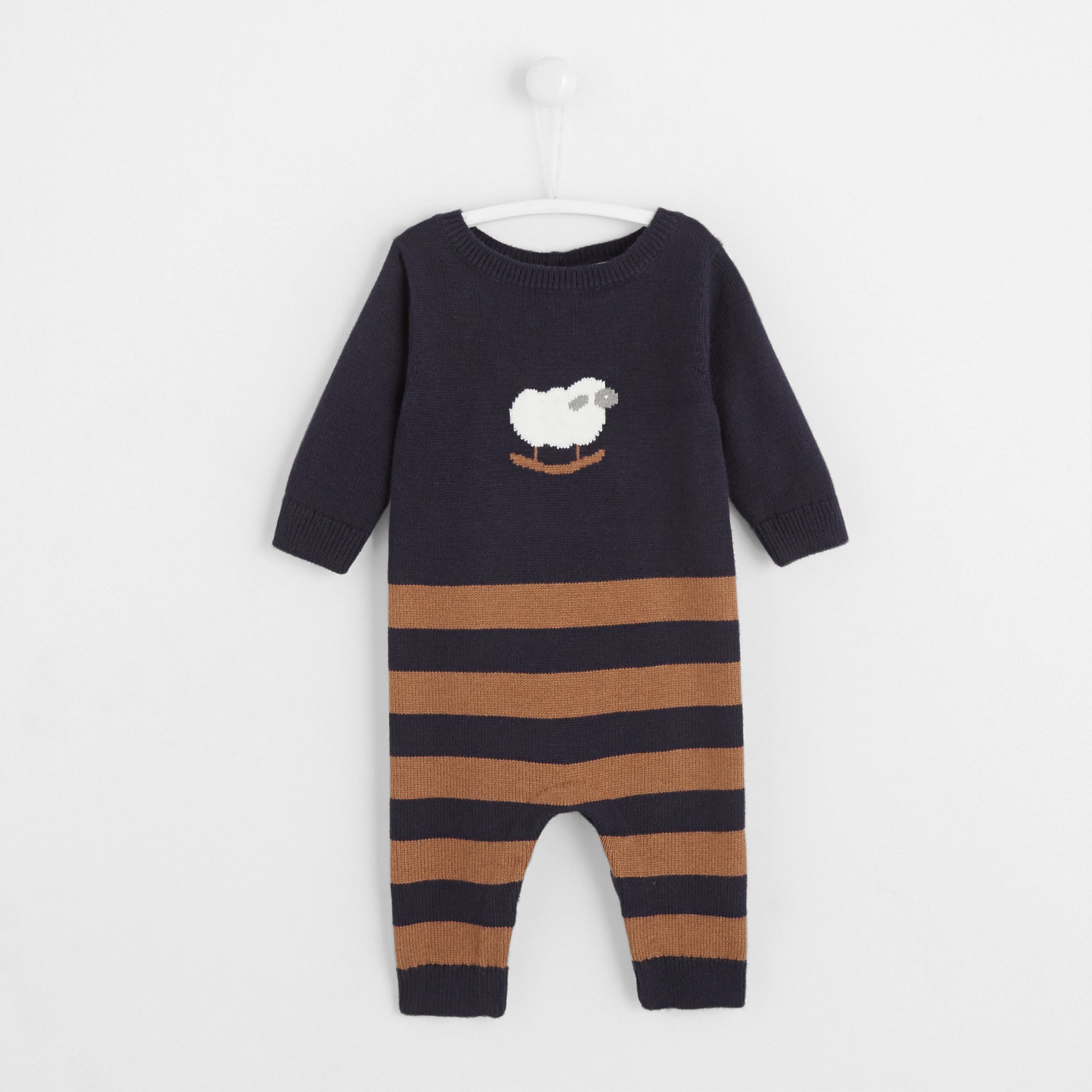 Baby boy knit jumpsuit
