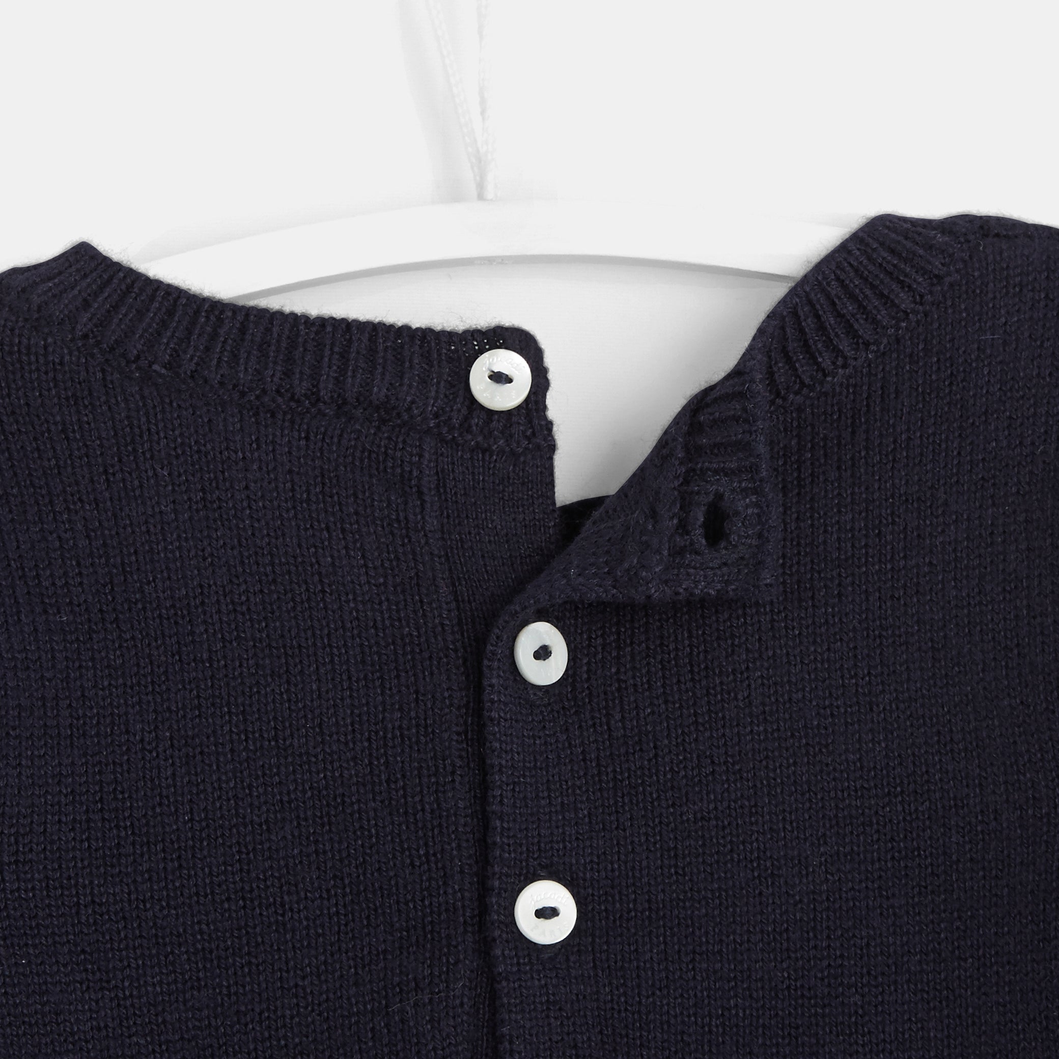 Baby boy knit jumpsuit