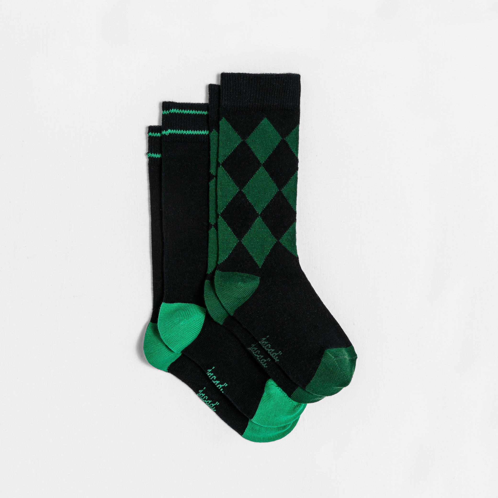 Boy duo of high socks