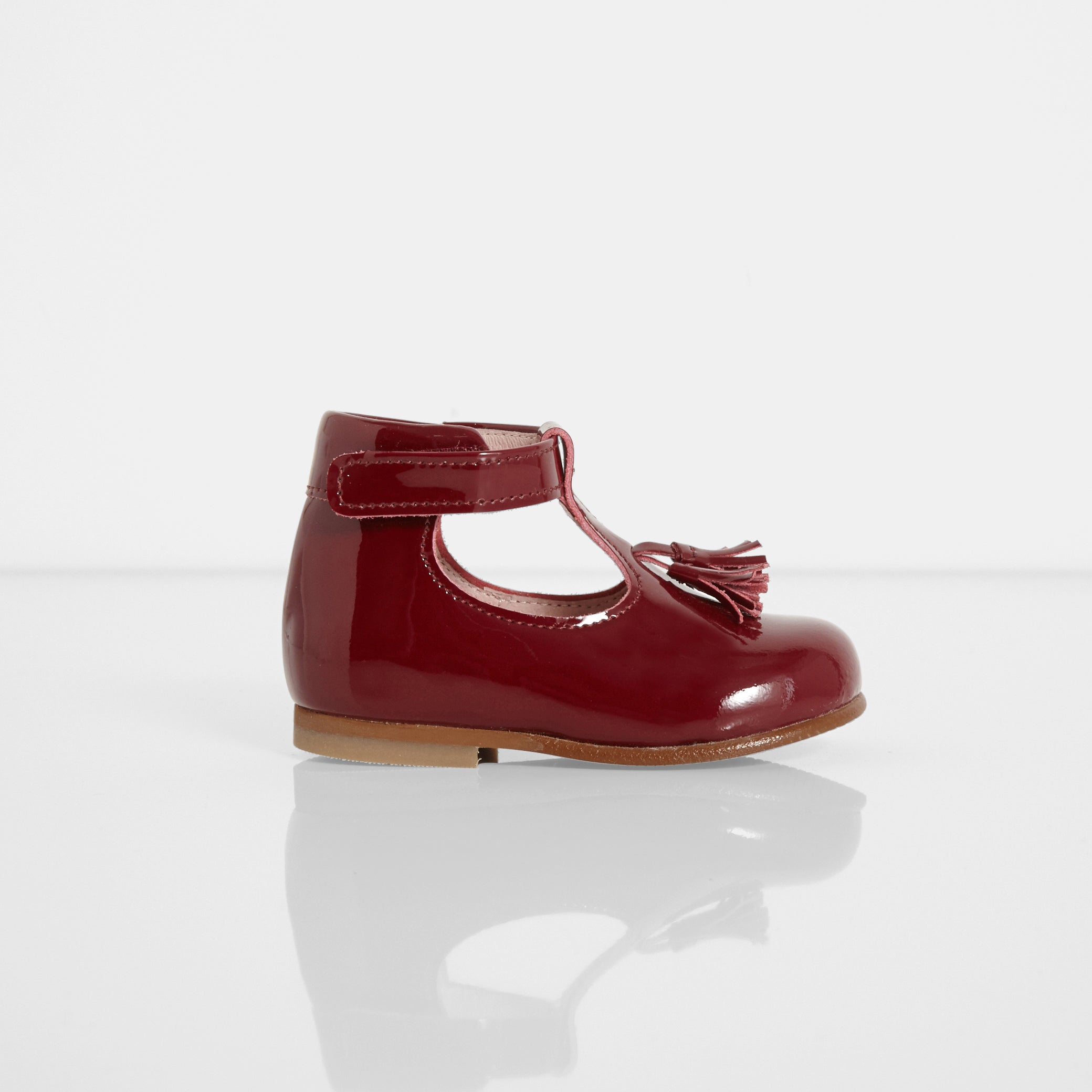 Baby girl patent leather t-strap shoes