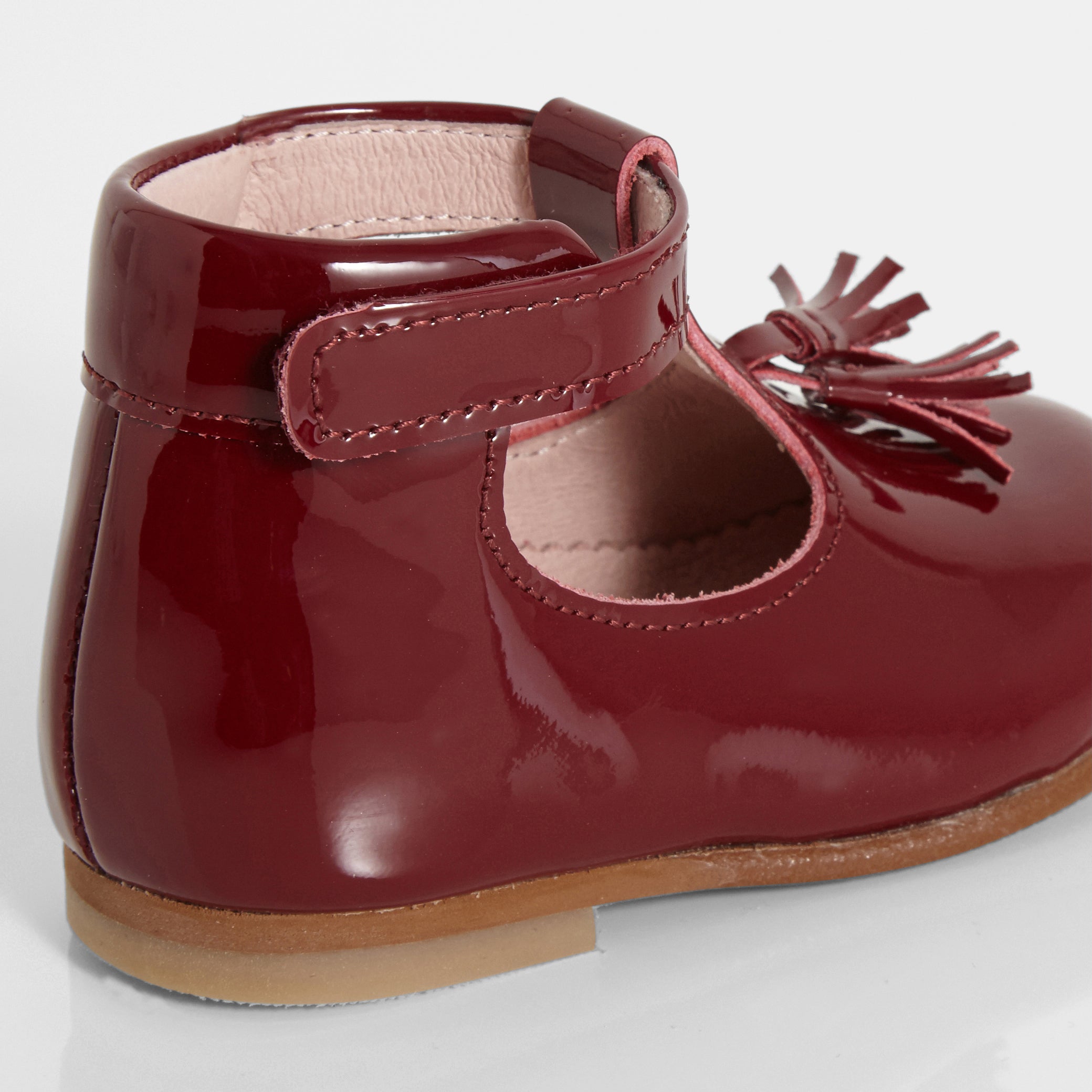Baby girl patent leather t-strap shoes
