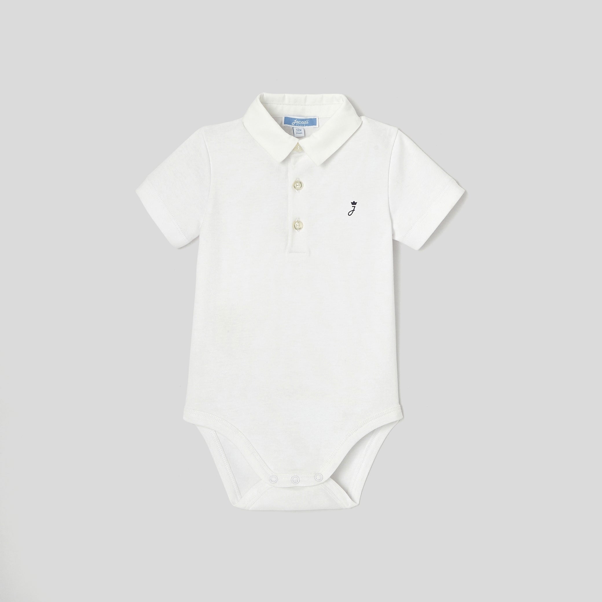 Baby boy Oxford collar bodysuit