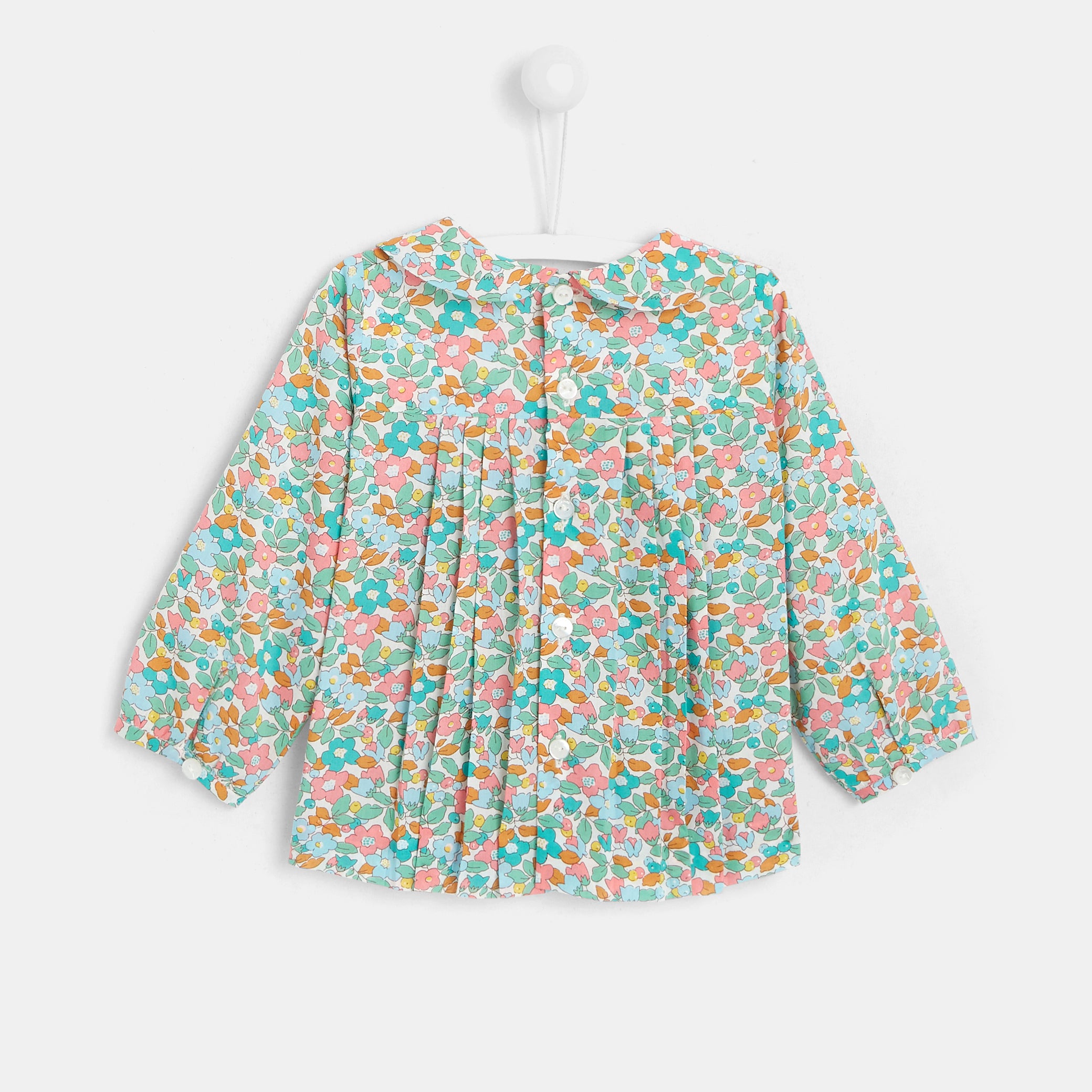 Toddler girl blouse in Liberty fabric