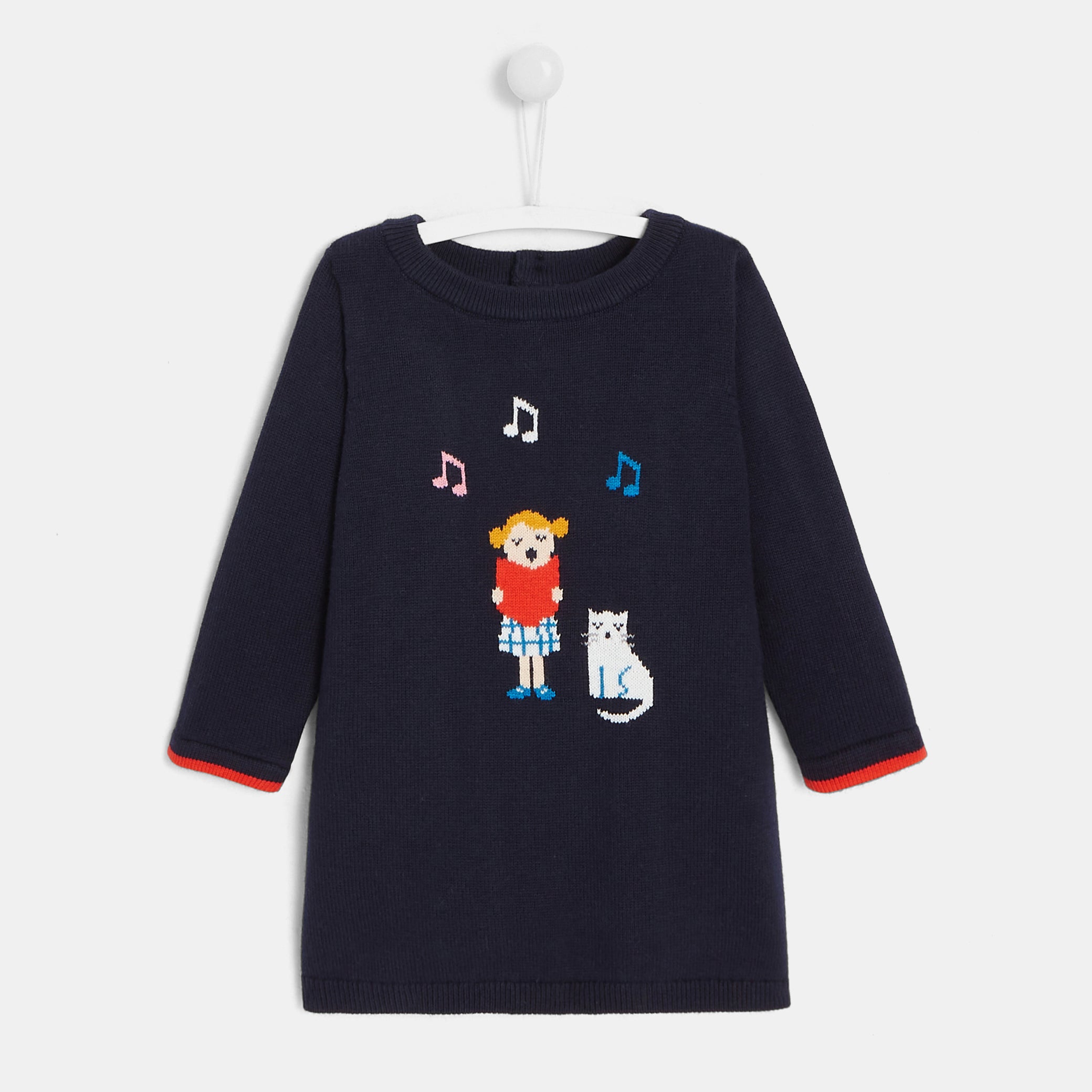 Toddler girl knit dress