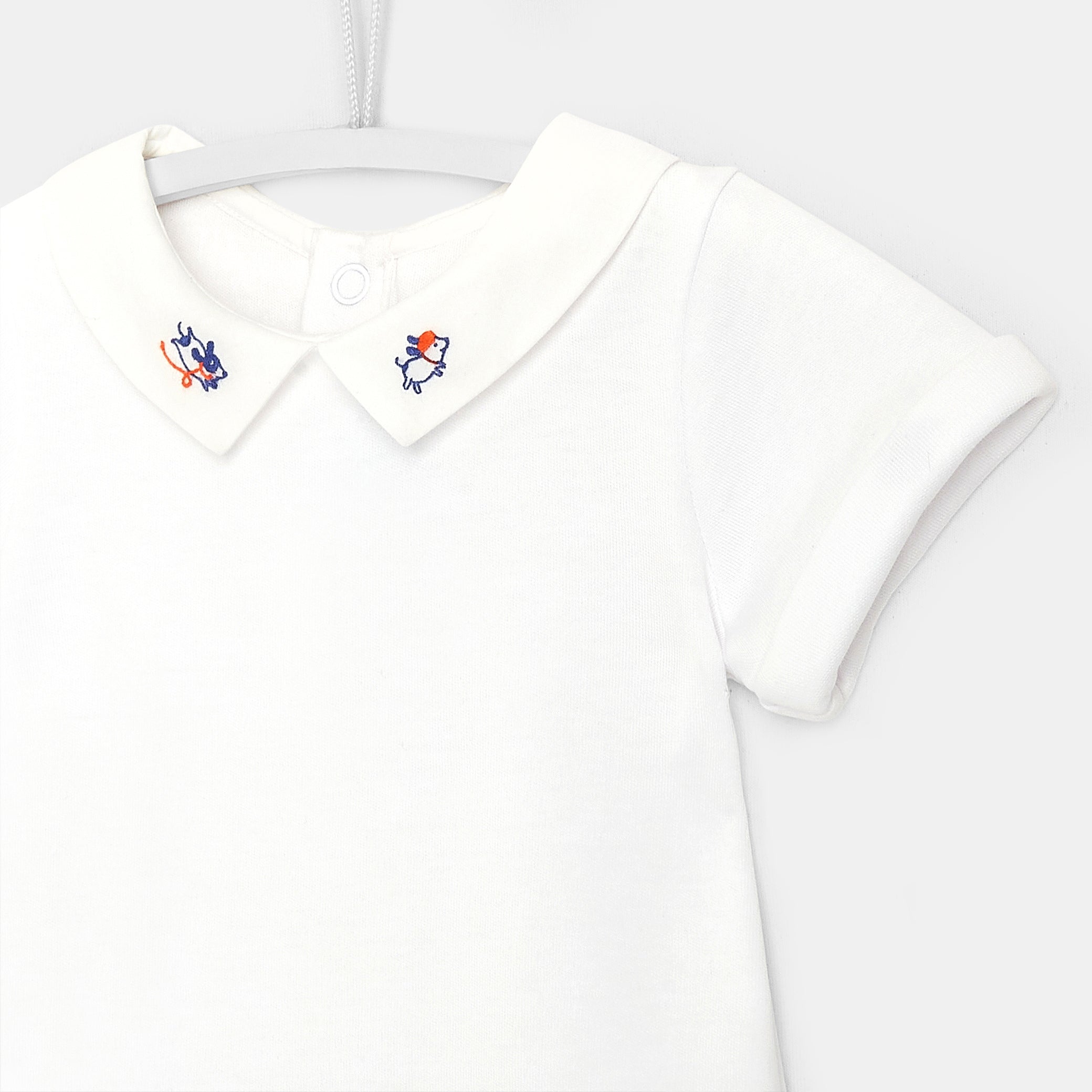Baby boy short sleeve bodysuit