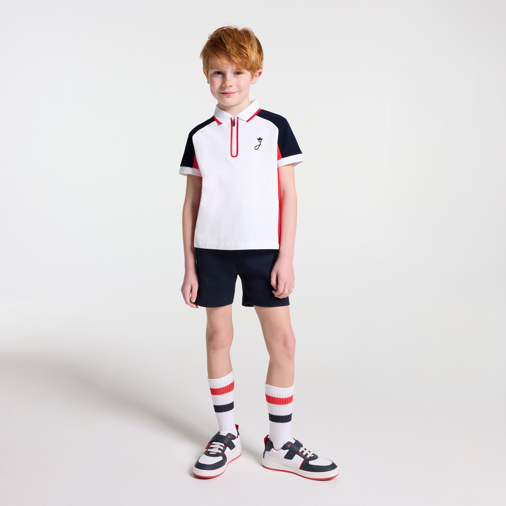 Boy shorts in piqué