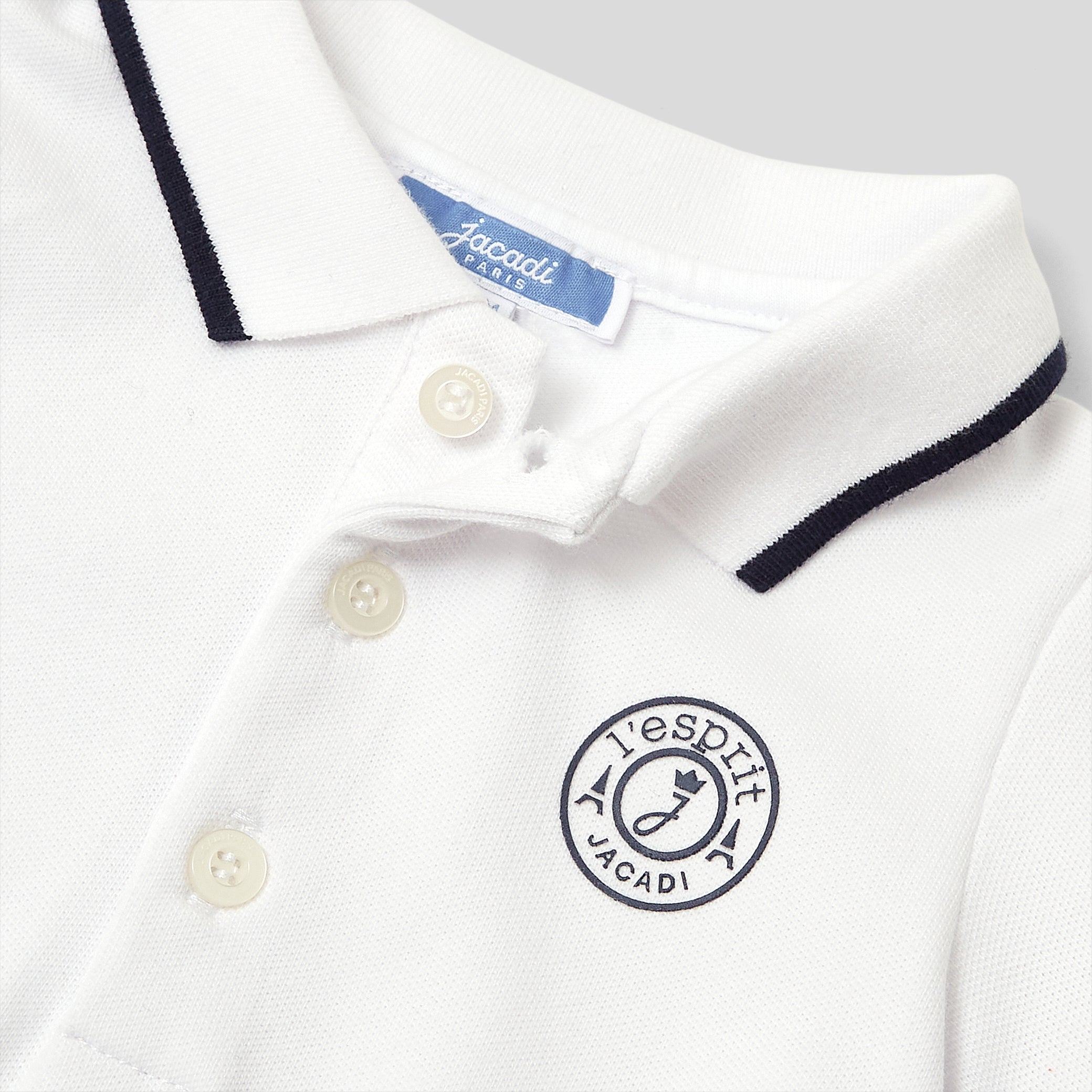 Baby boy polo bodysuit