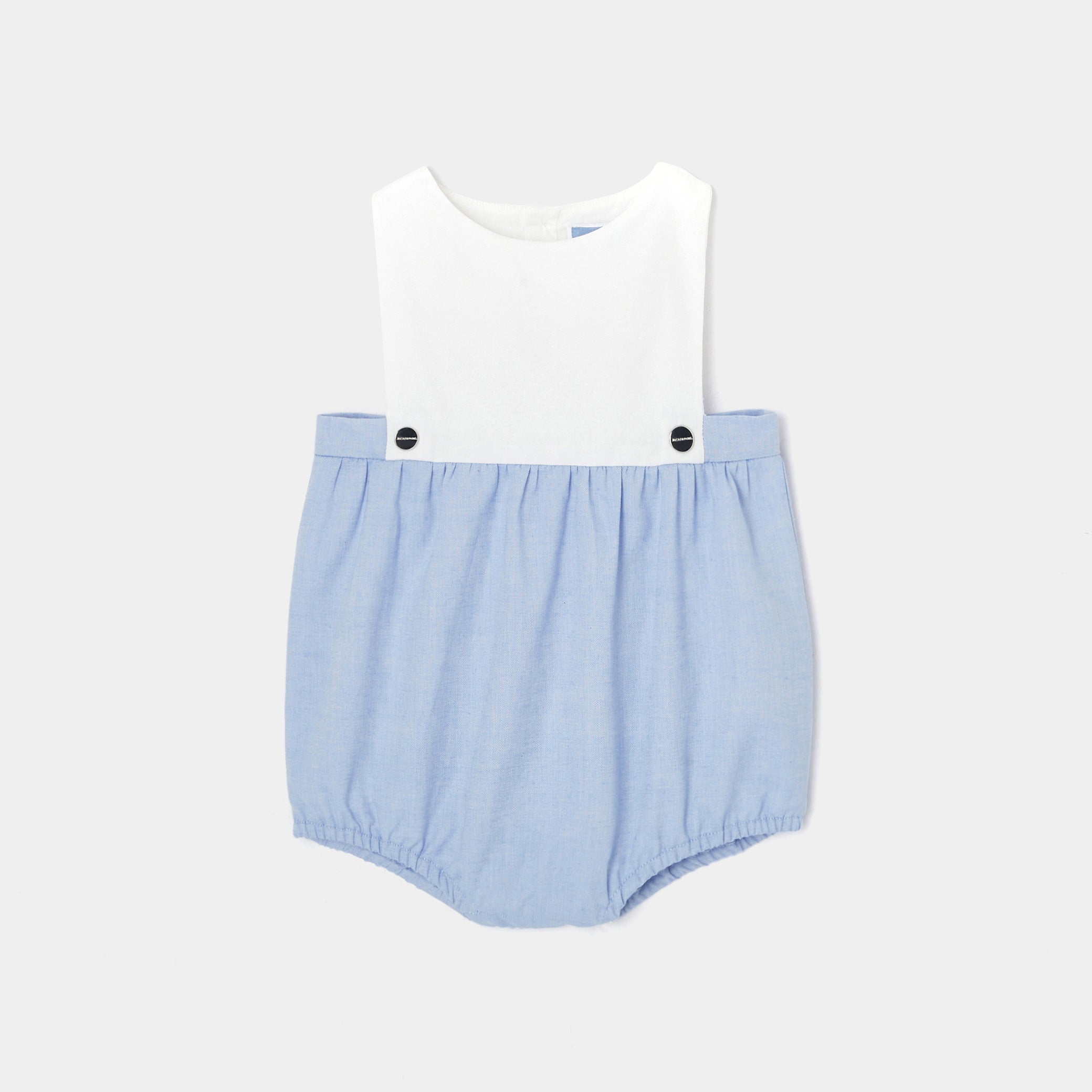 Baby boy Oxford romper