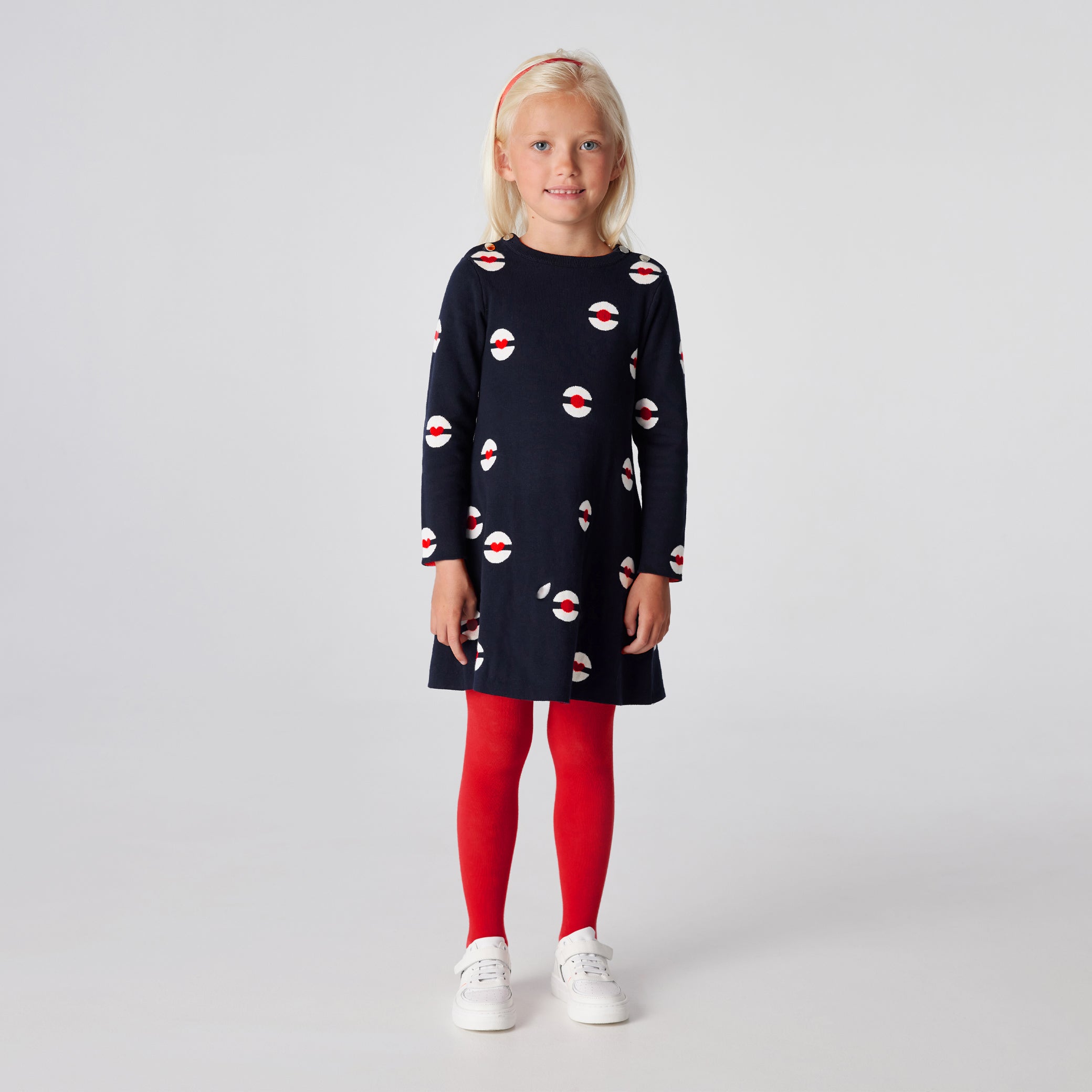 Girl knitted dress