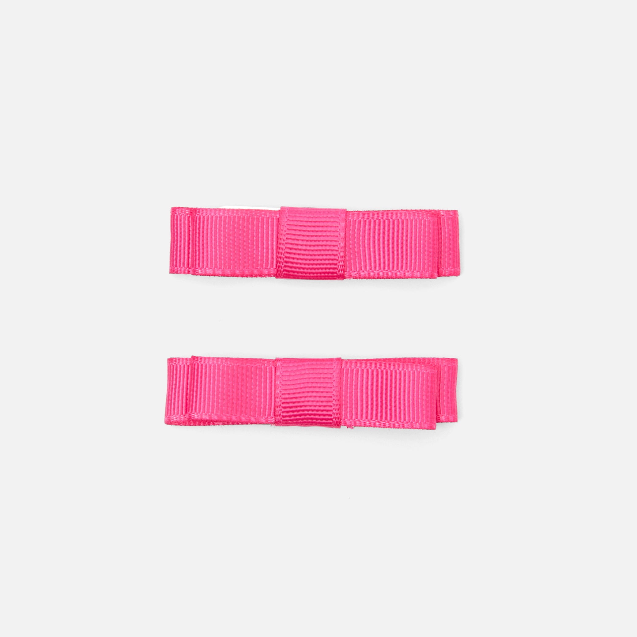 Set of two girl hair clips with flat knot