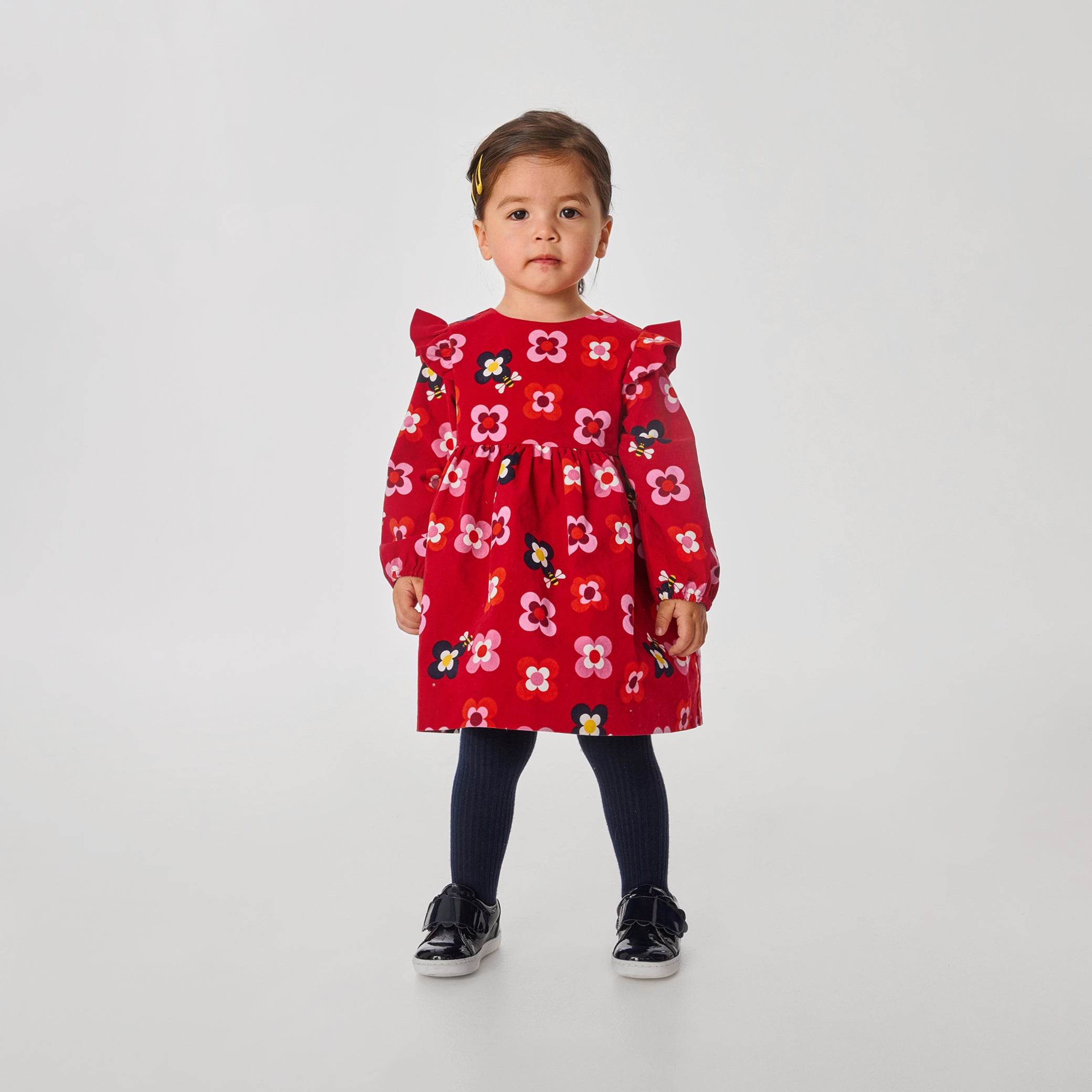 Toddler girl velvet dress