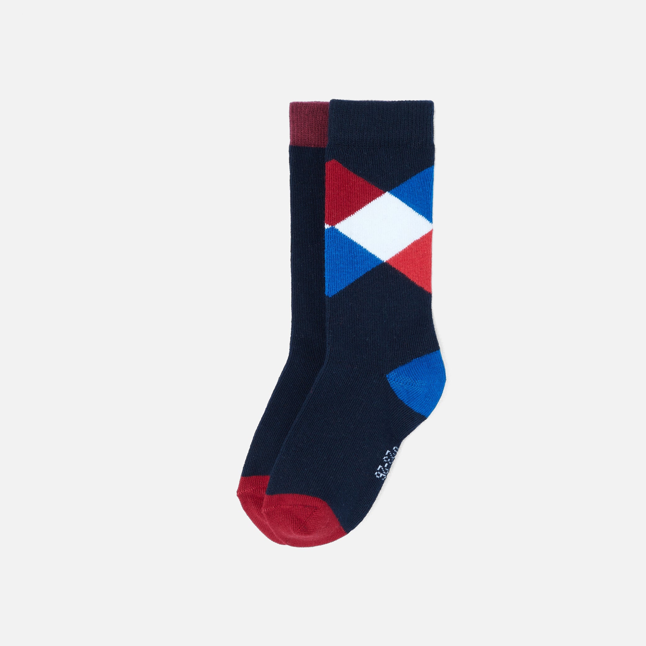 Boy duo of high socks