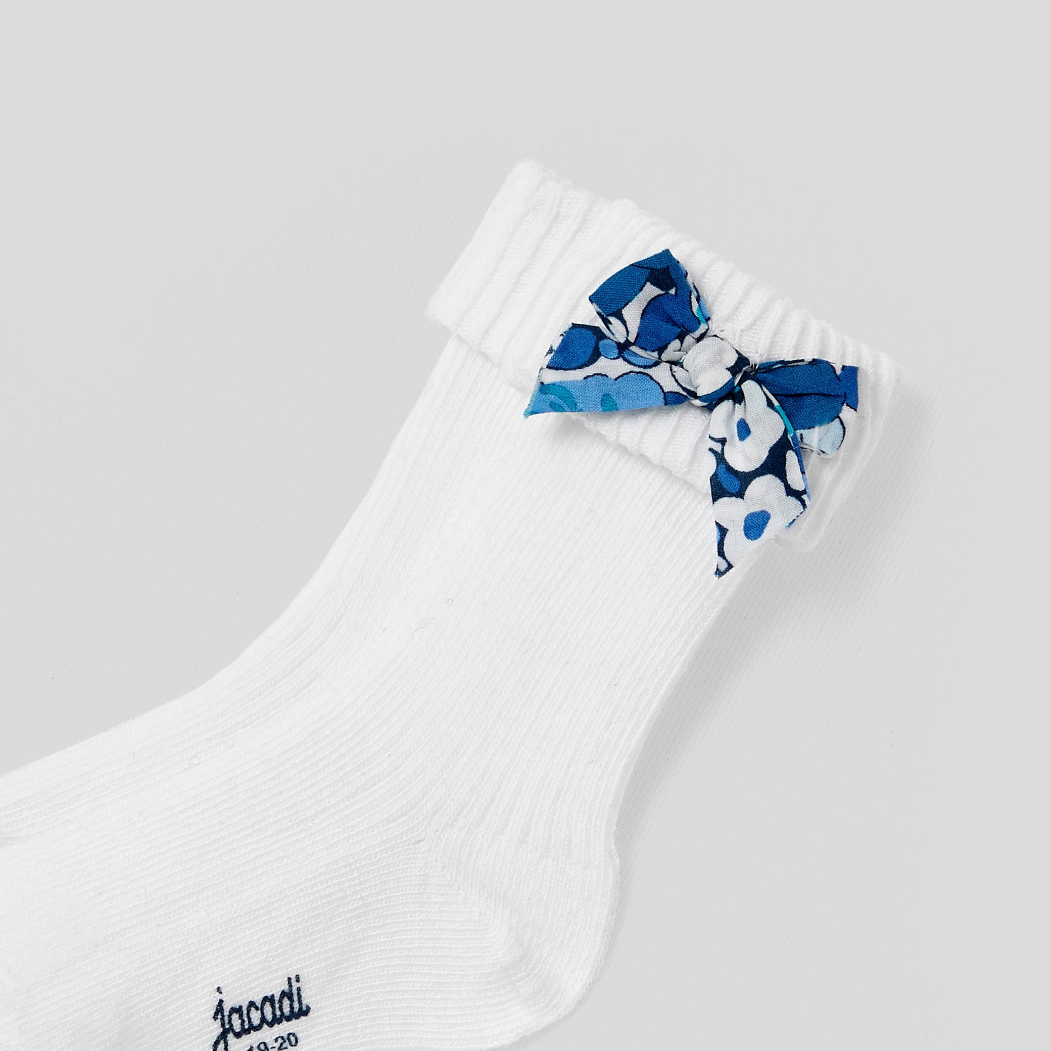 Toddler girl socks with Liberty bow