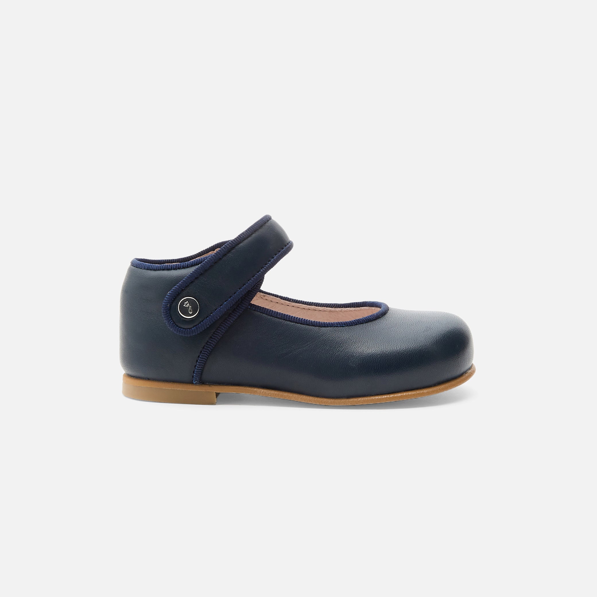 Baby girl Mary Janes in smooth leather