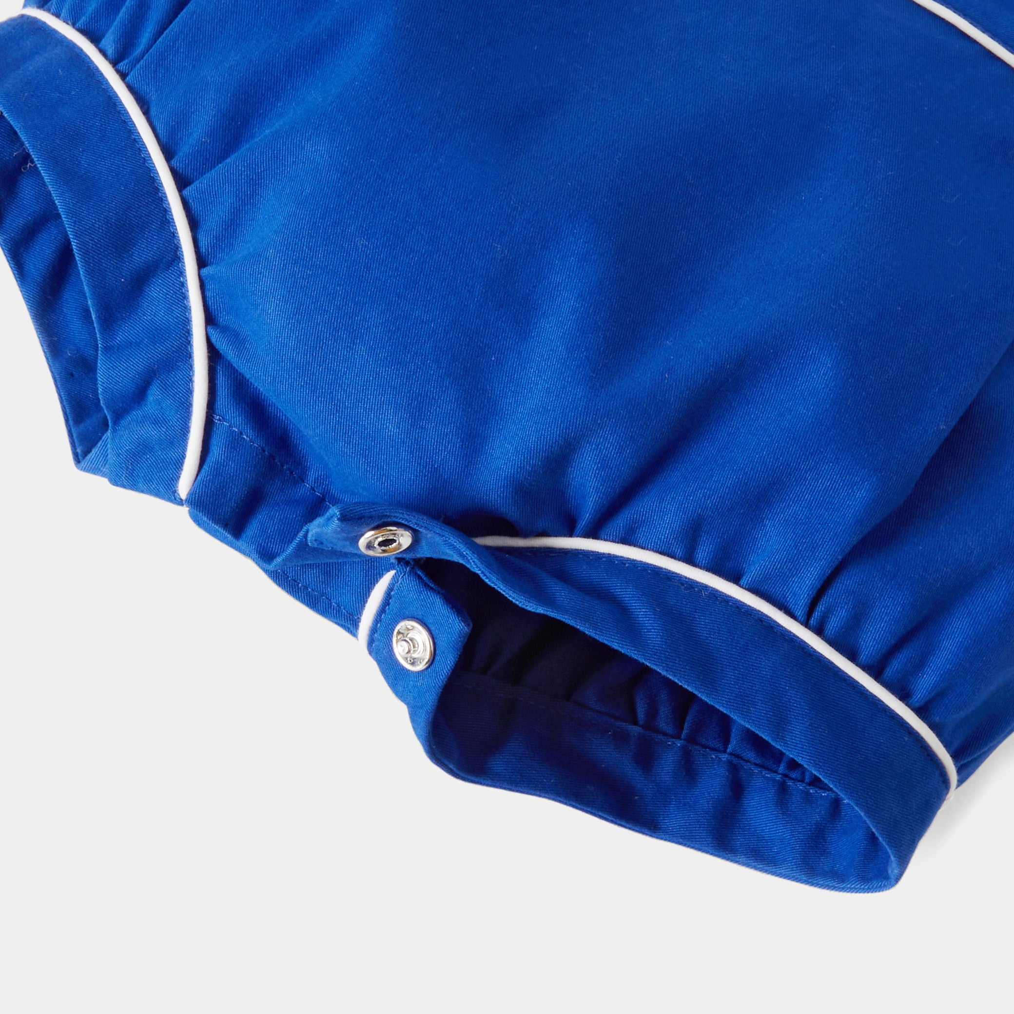 Baby boy onesie in twill