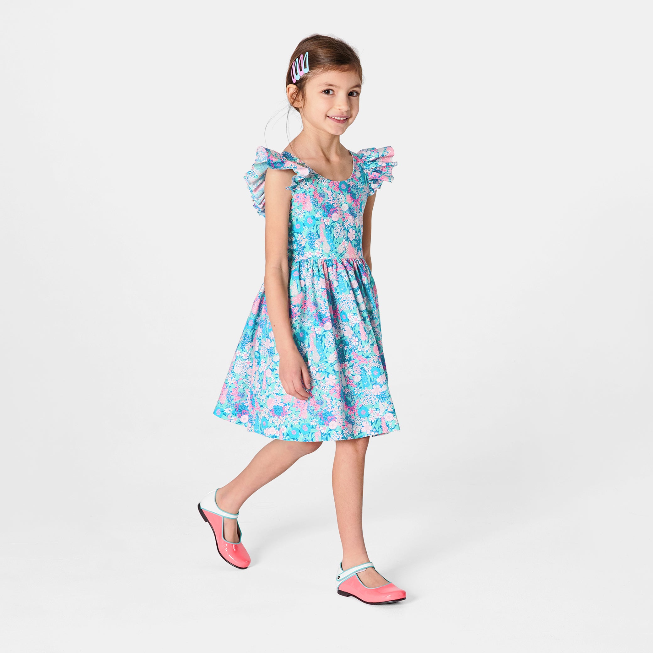 Girl bare back dress