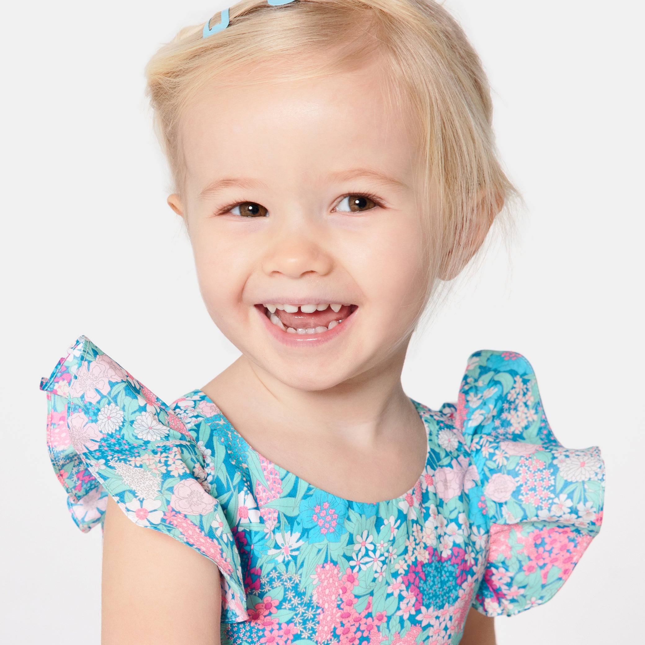 Toddler girl Liberty fabric dress
