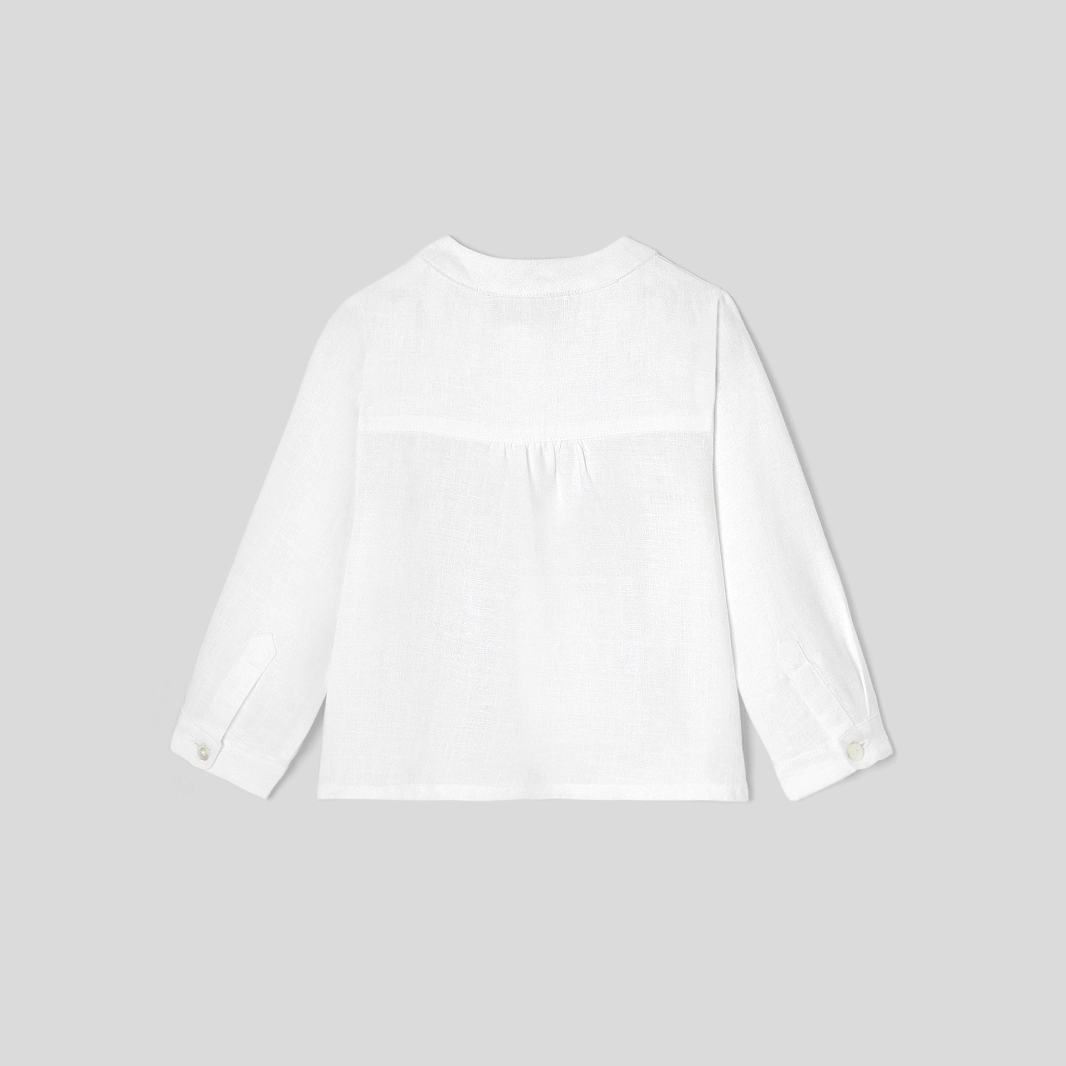Toddler boy linen shirt