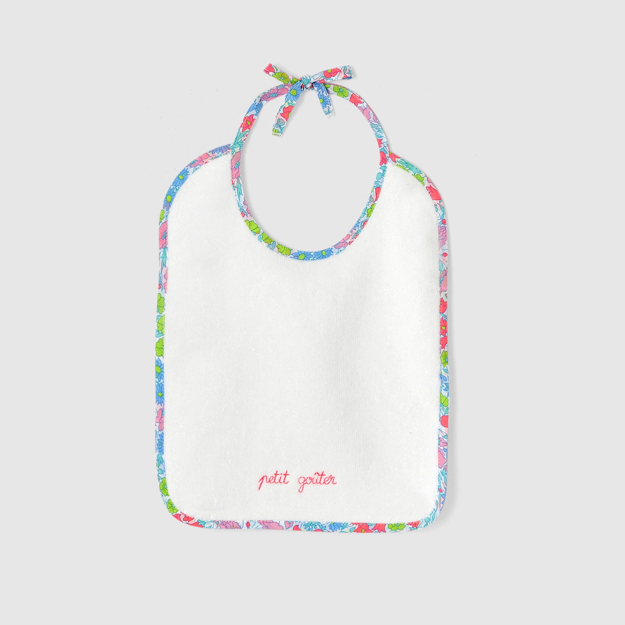 Baby girl Liberty fabric bib