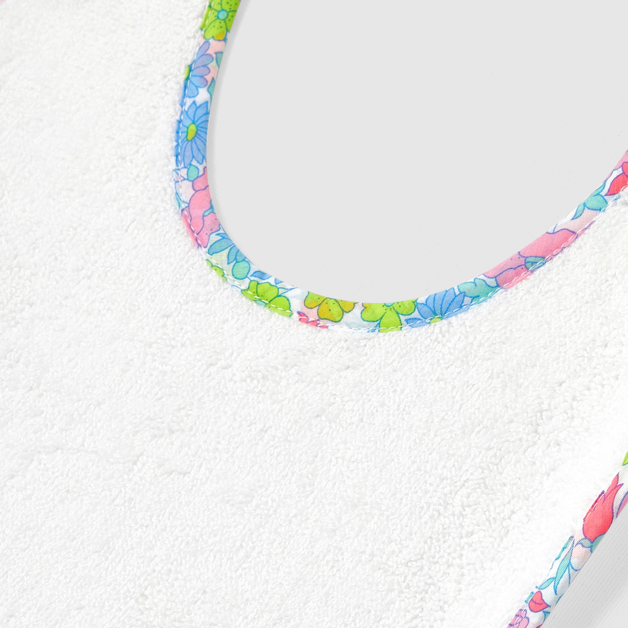 Baby girl Liberty fabric bib