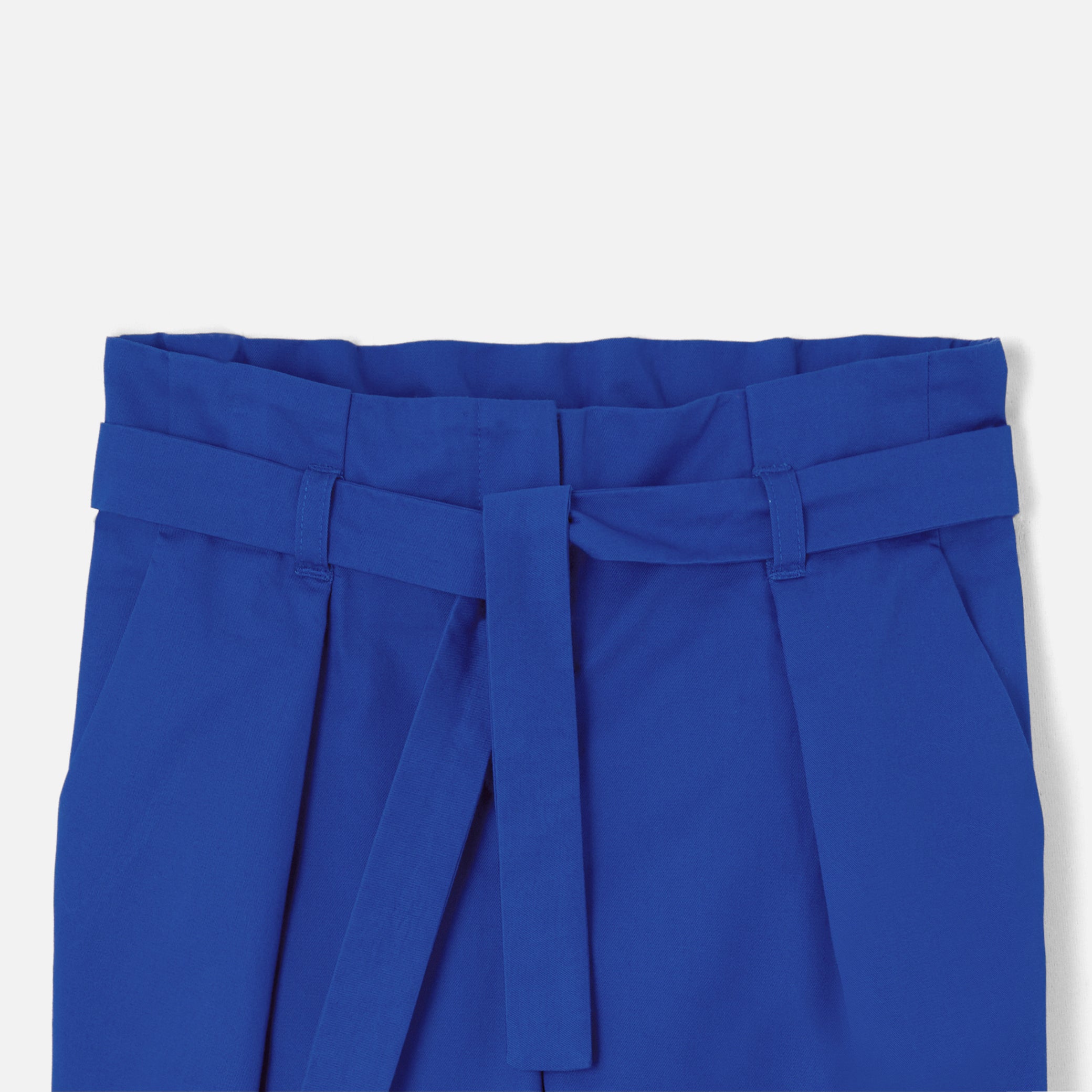 Girl gabardine straight pants