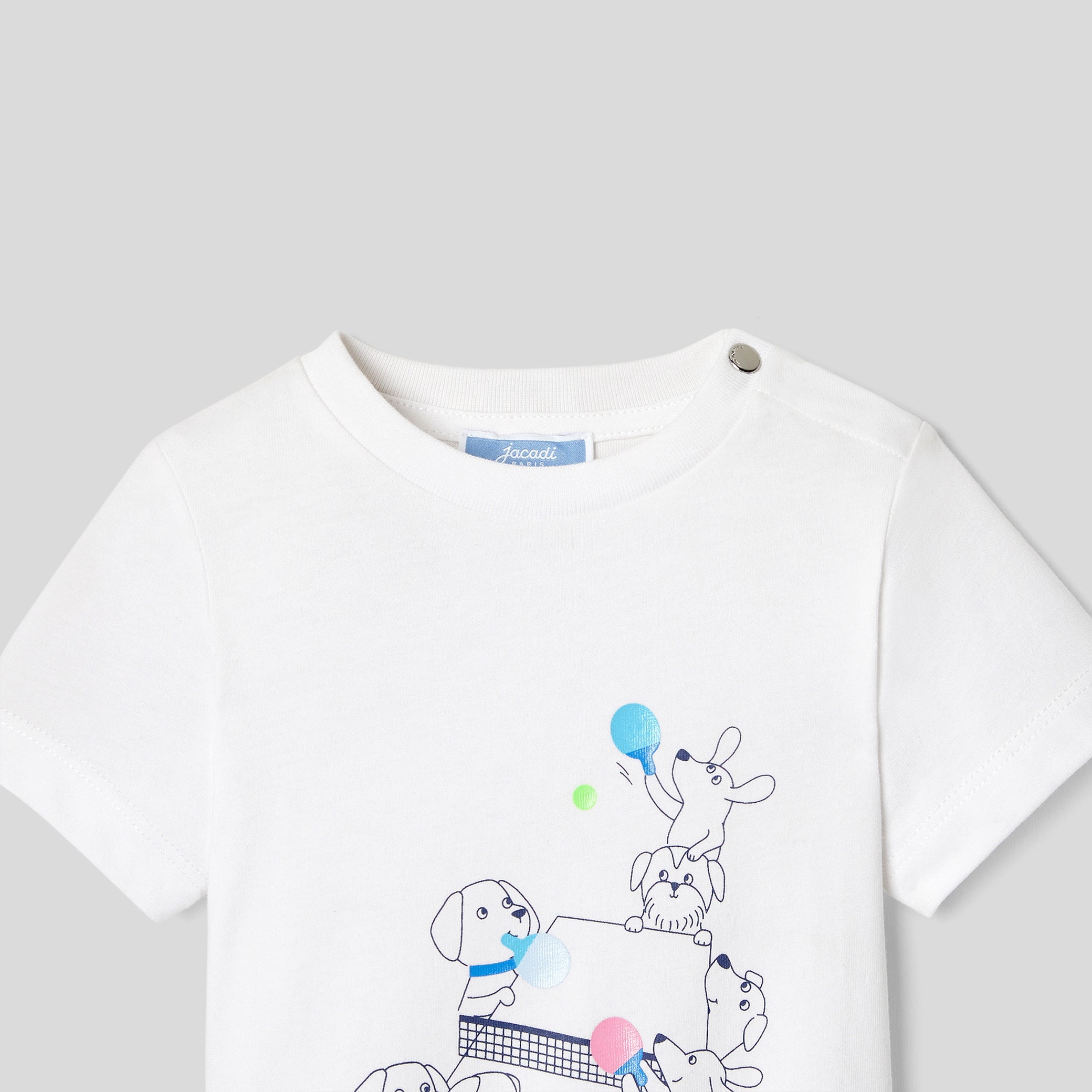 Toddler boy dog print t-shirt