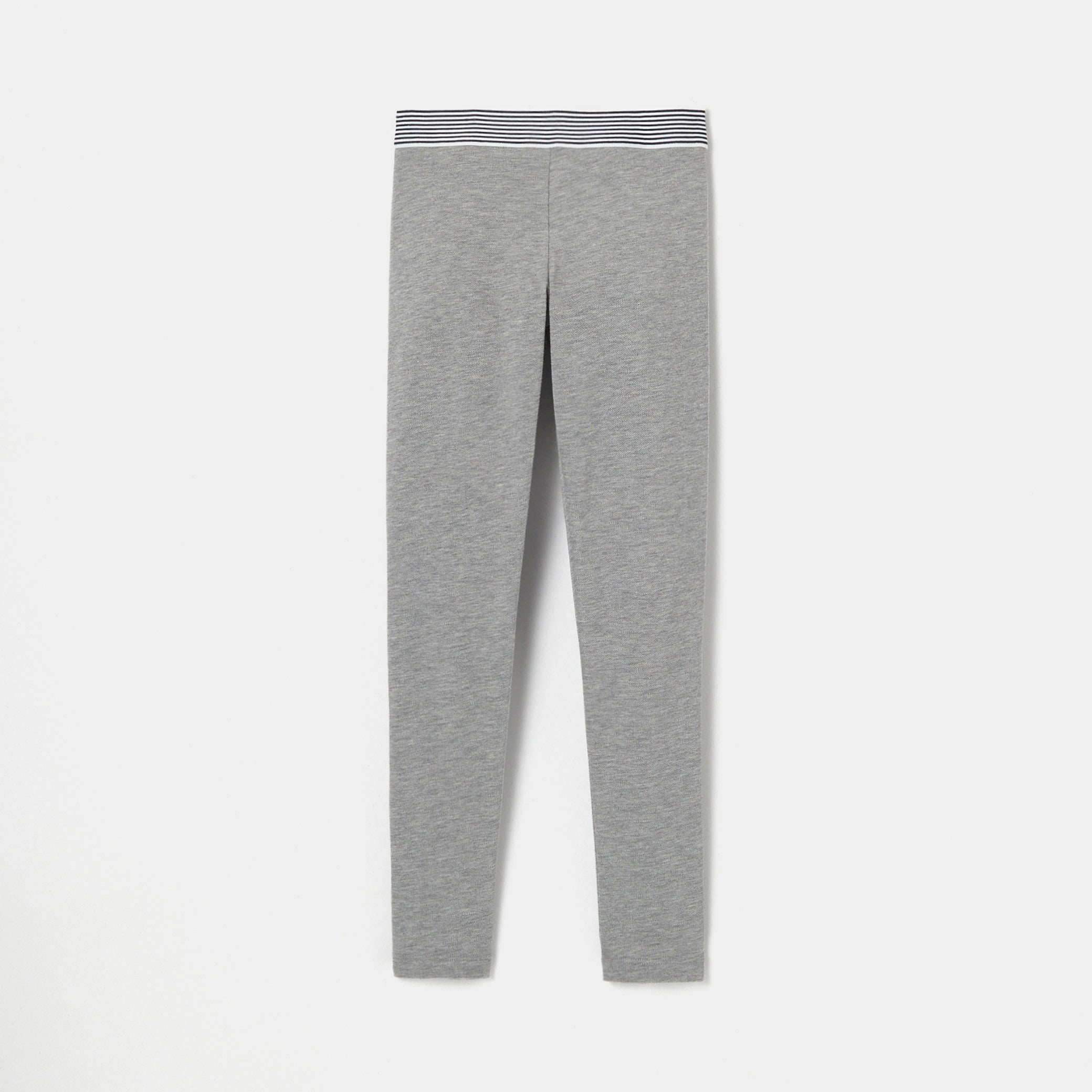 Girl cotton pique leggings