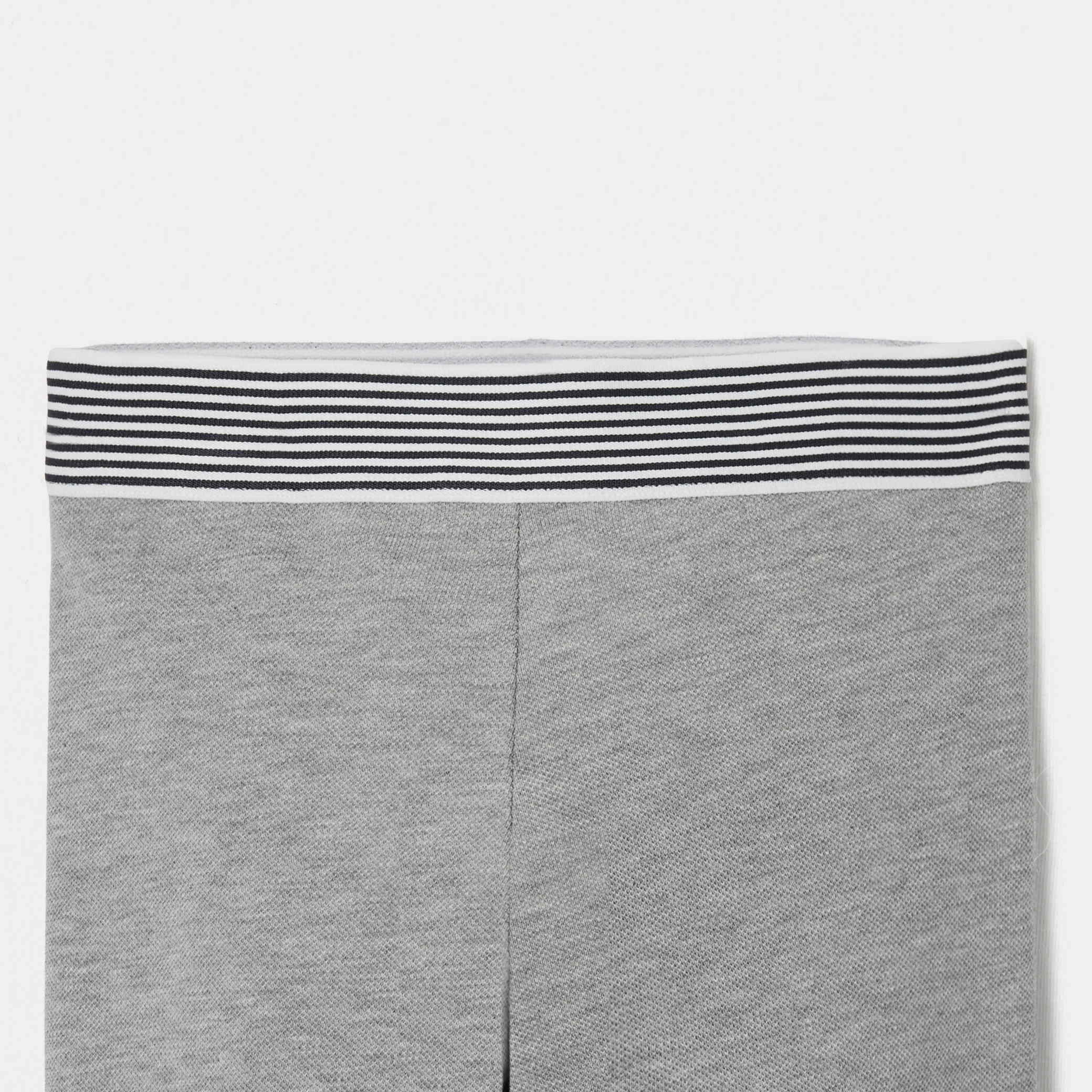 Girl cotton pique leggings