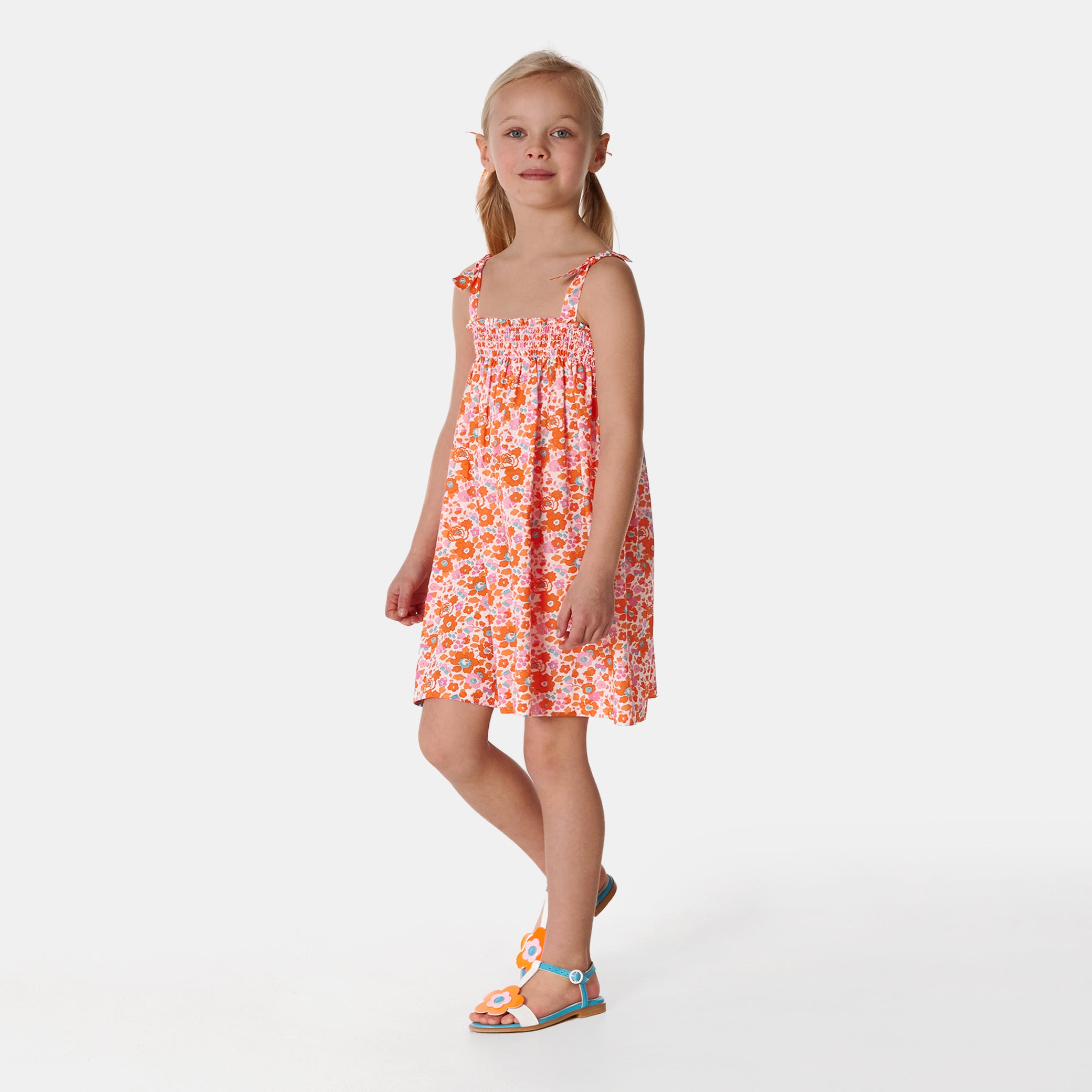 Girl dress in Liberty fabric