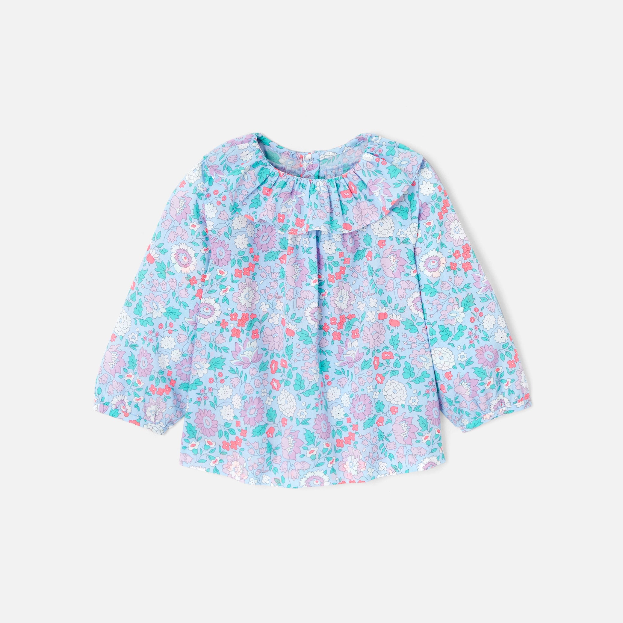 Toddler girl blouse in Liberty fabric