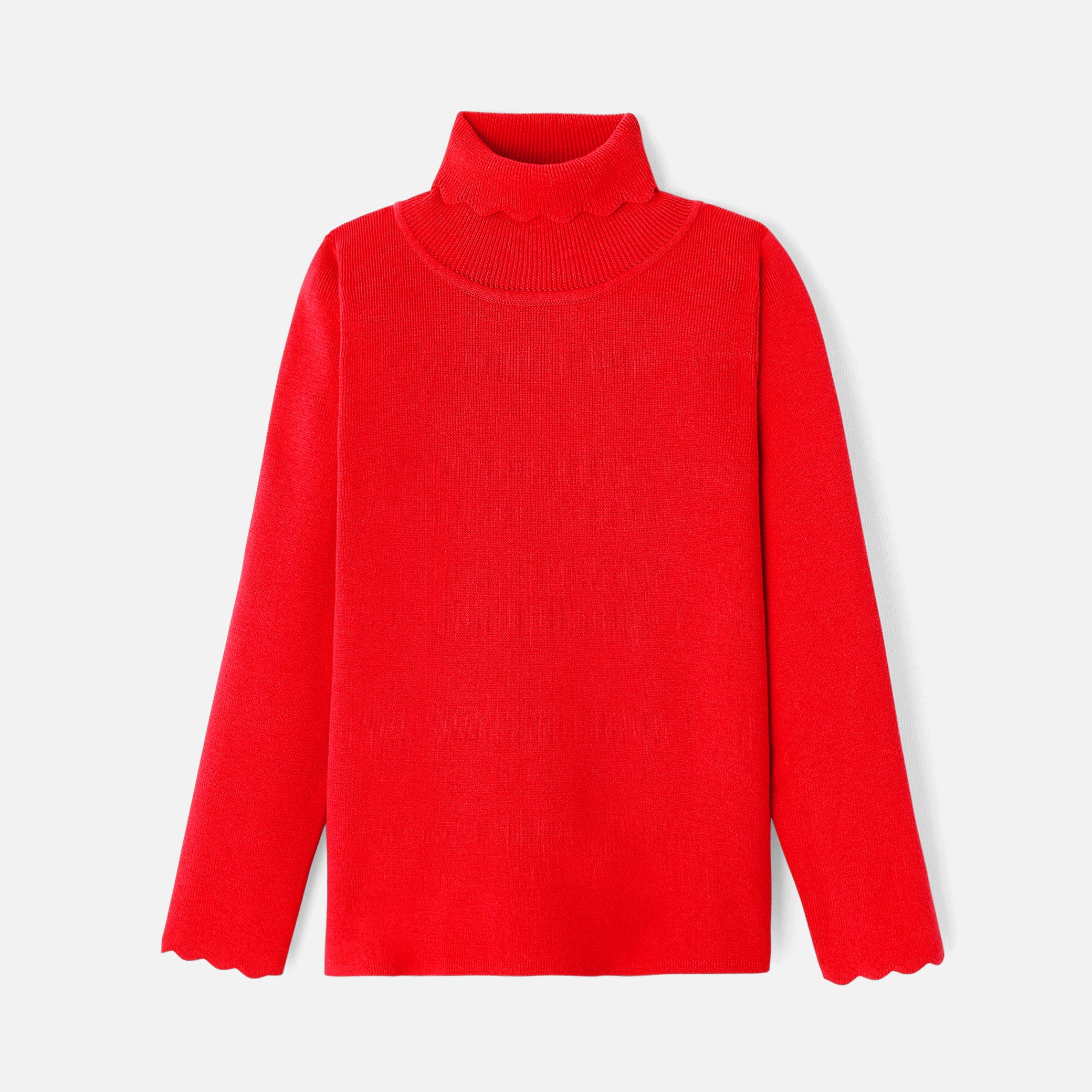 Girl turtleneck sweater