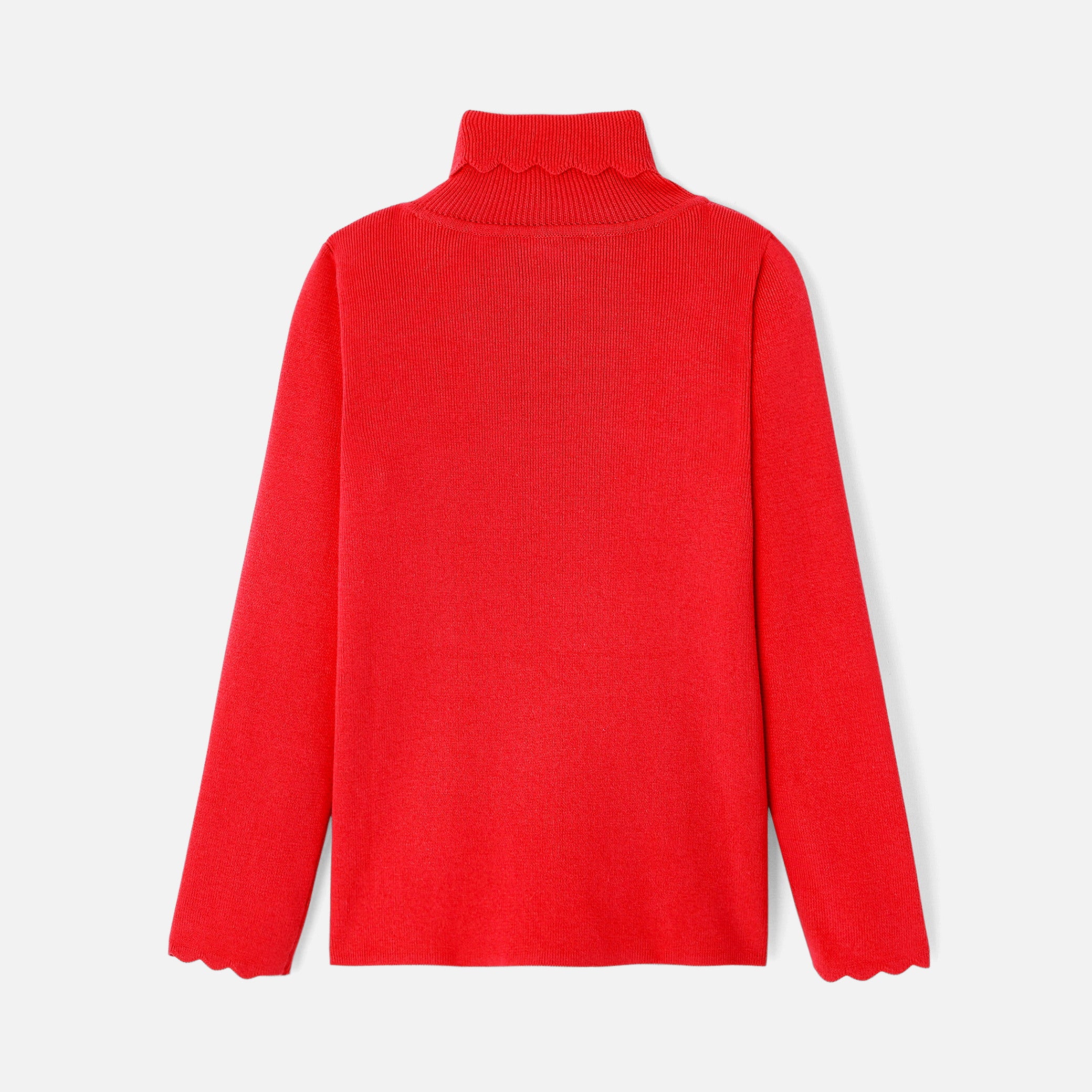 Girl turtleneck sweater