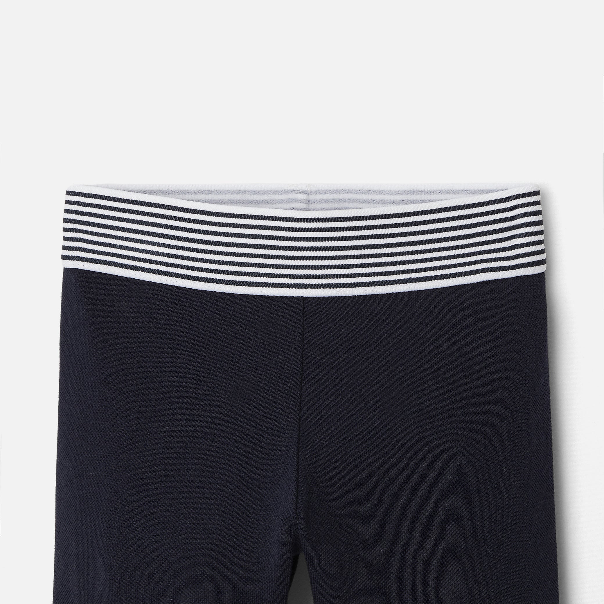 Toddler girl leggings in cotton pique