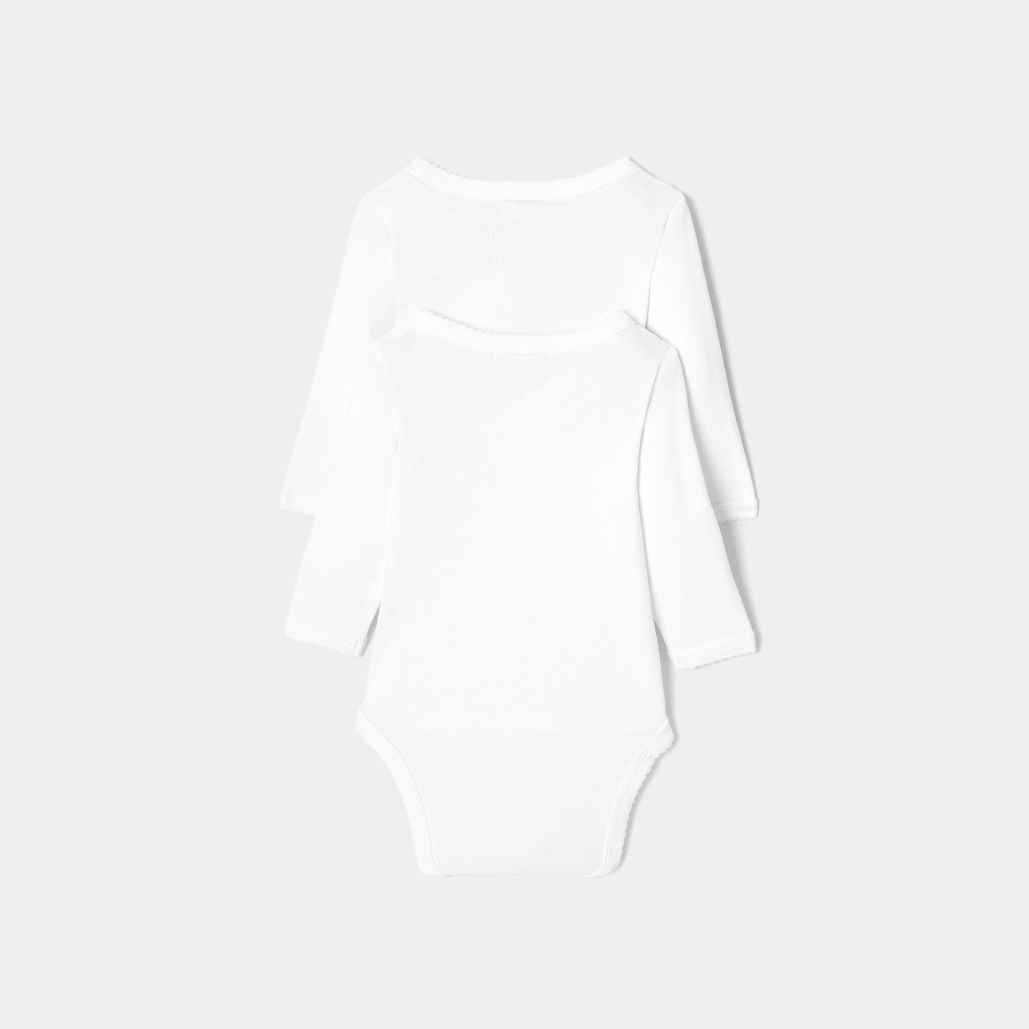 Baby set of 2 long-sleeved bodysuits
