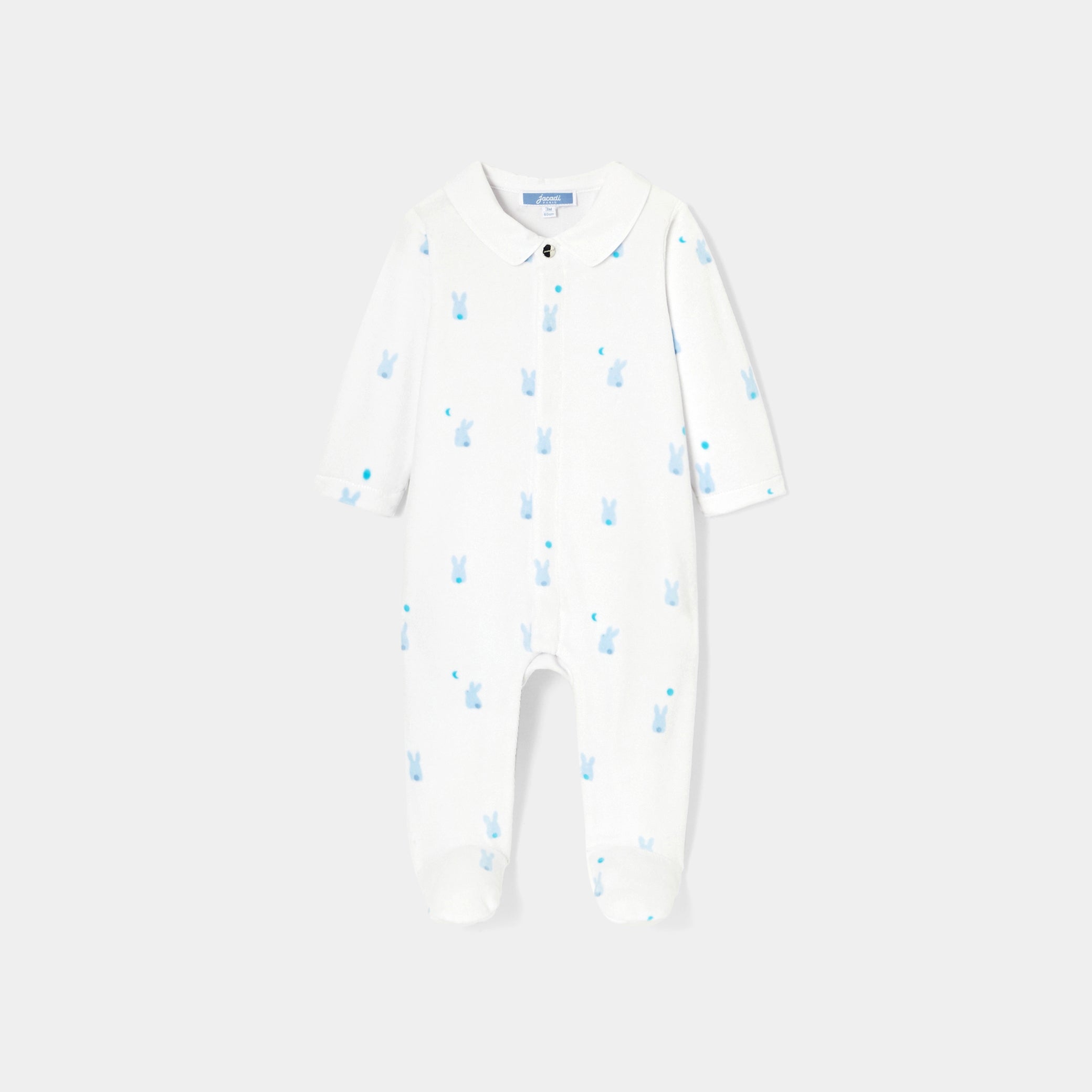 Baby boy velour pajamas