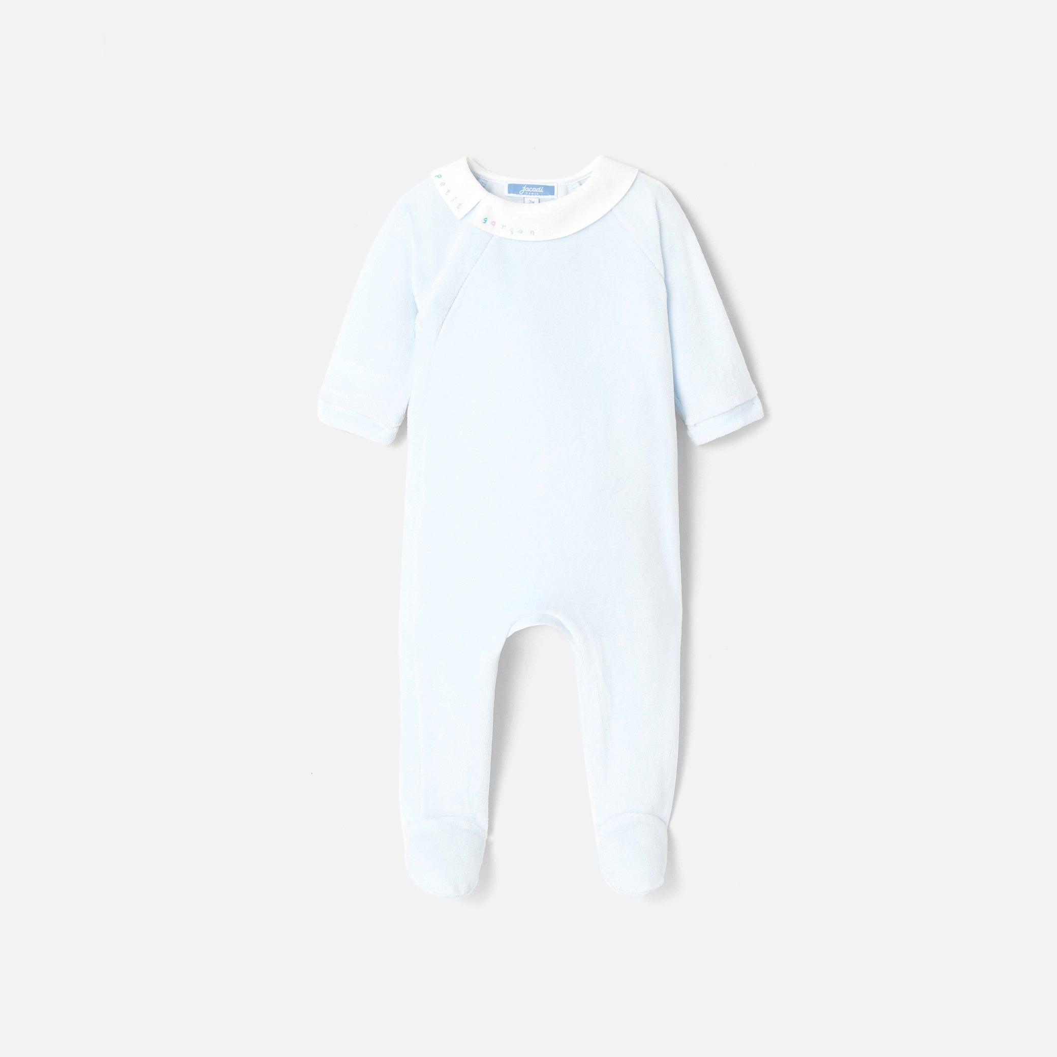 Baby boy velour pajamas