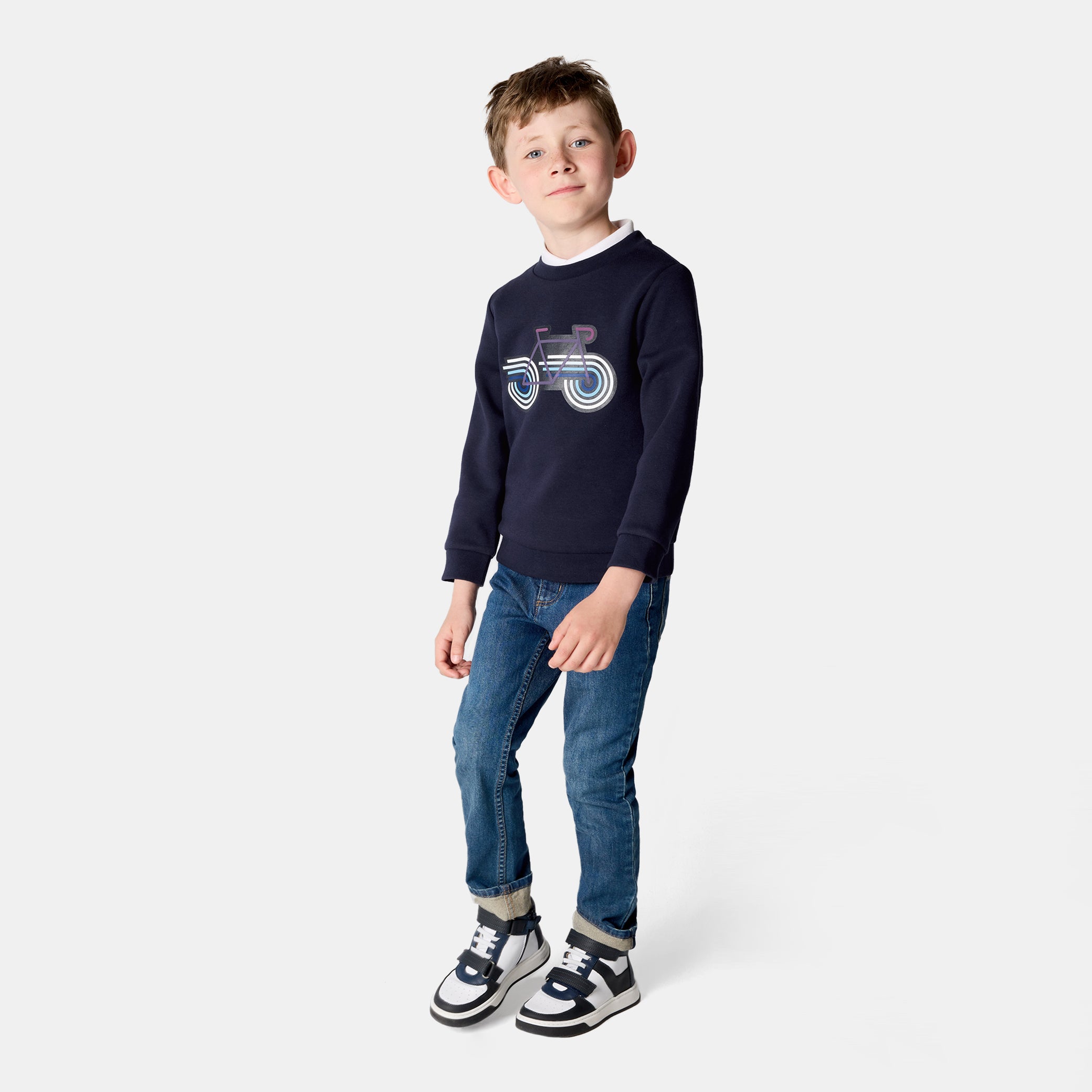Boy fleece sweatshirt