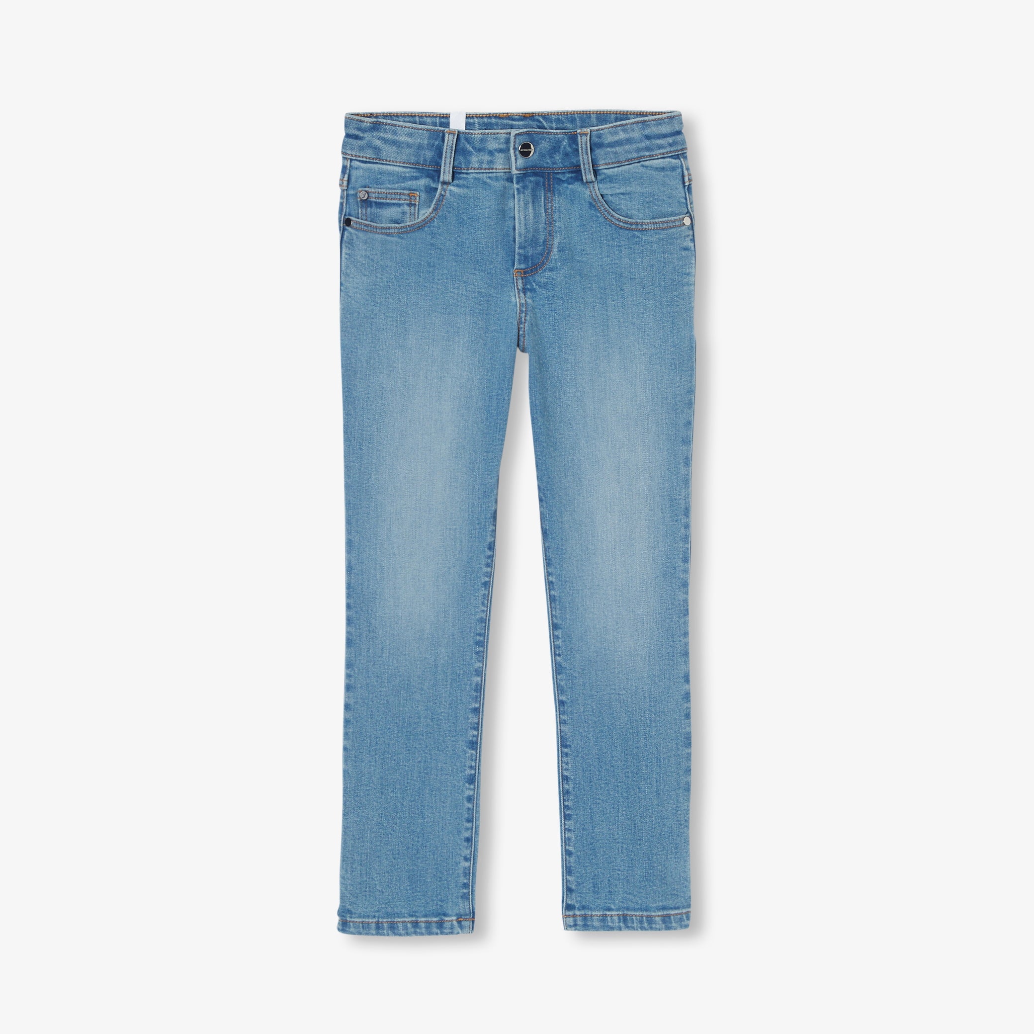 Girl fitted straight jeans