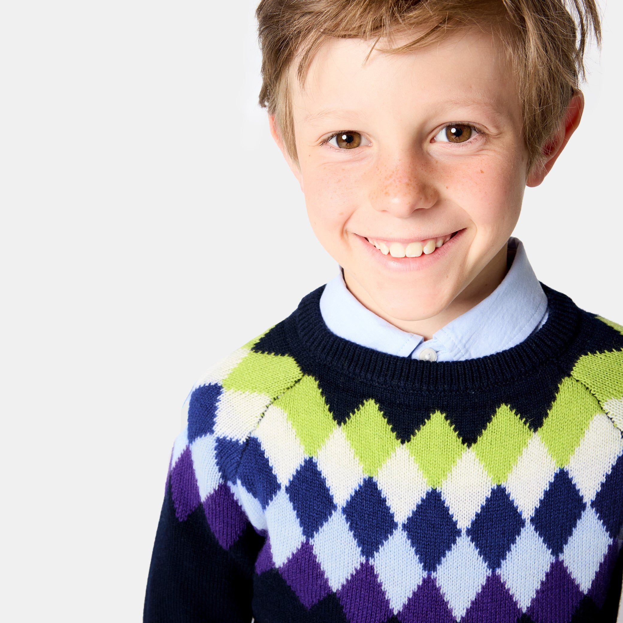 Boy sweater in wool