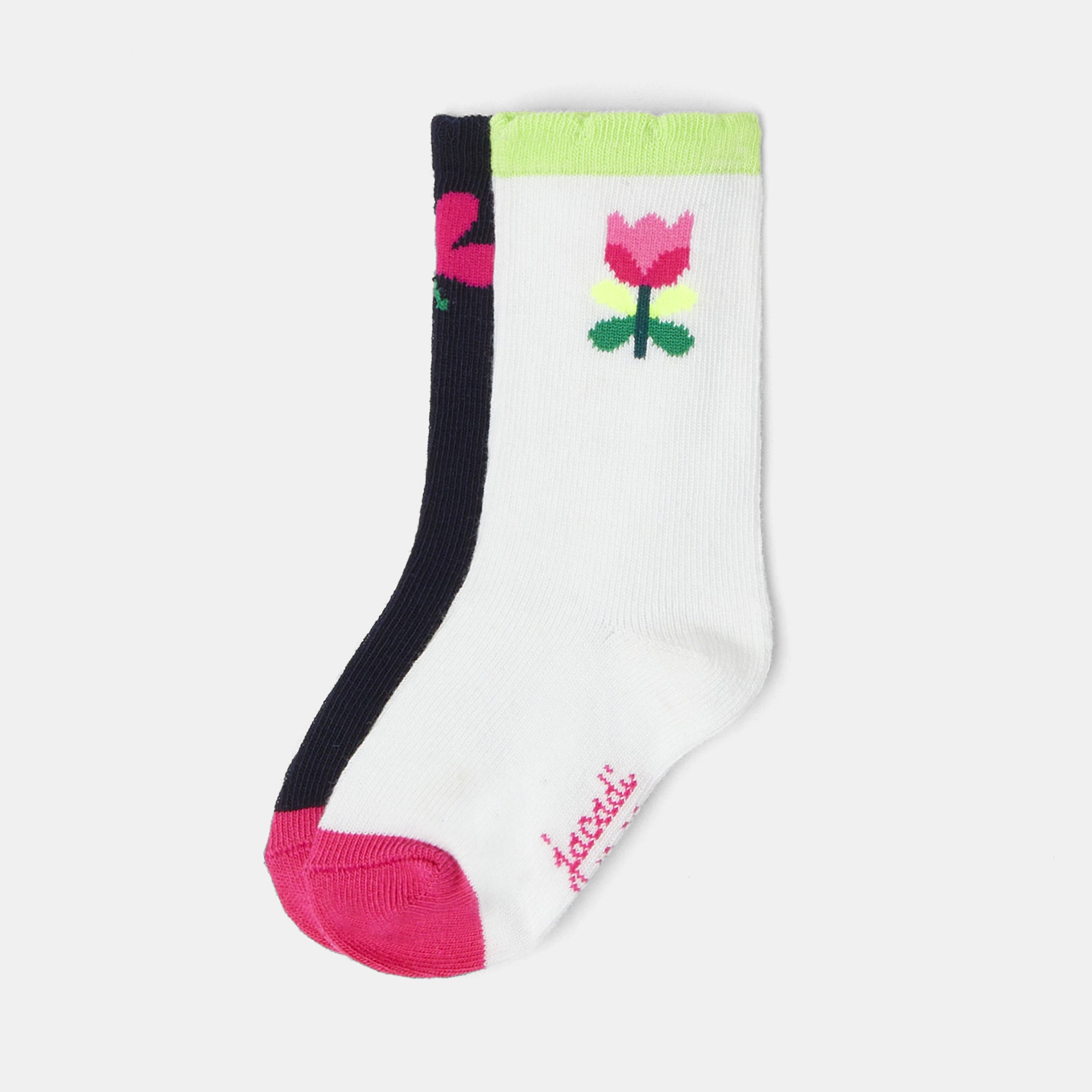 Toddler girl duo of socks