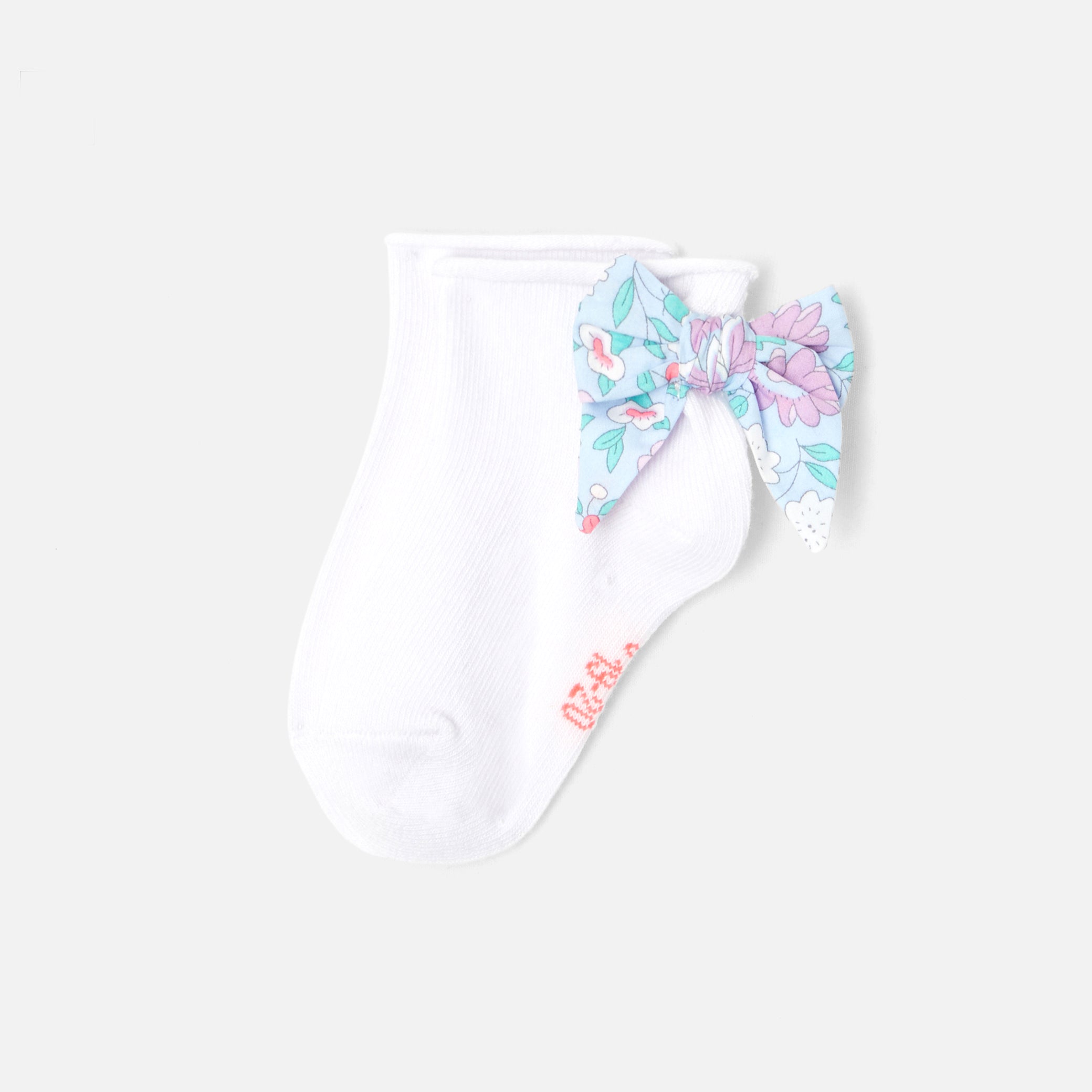 Toddler girl socks with Liberty bow