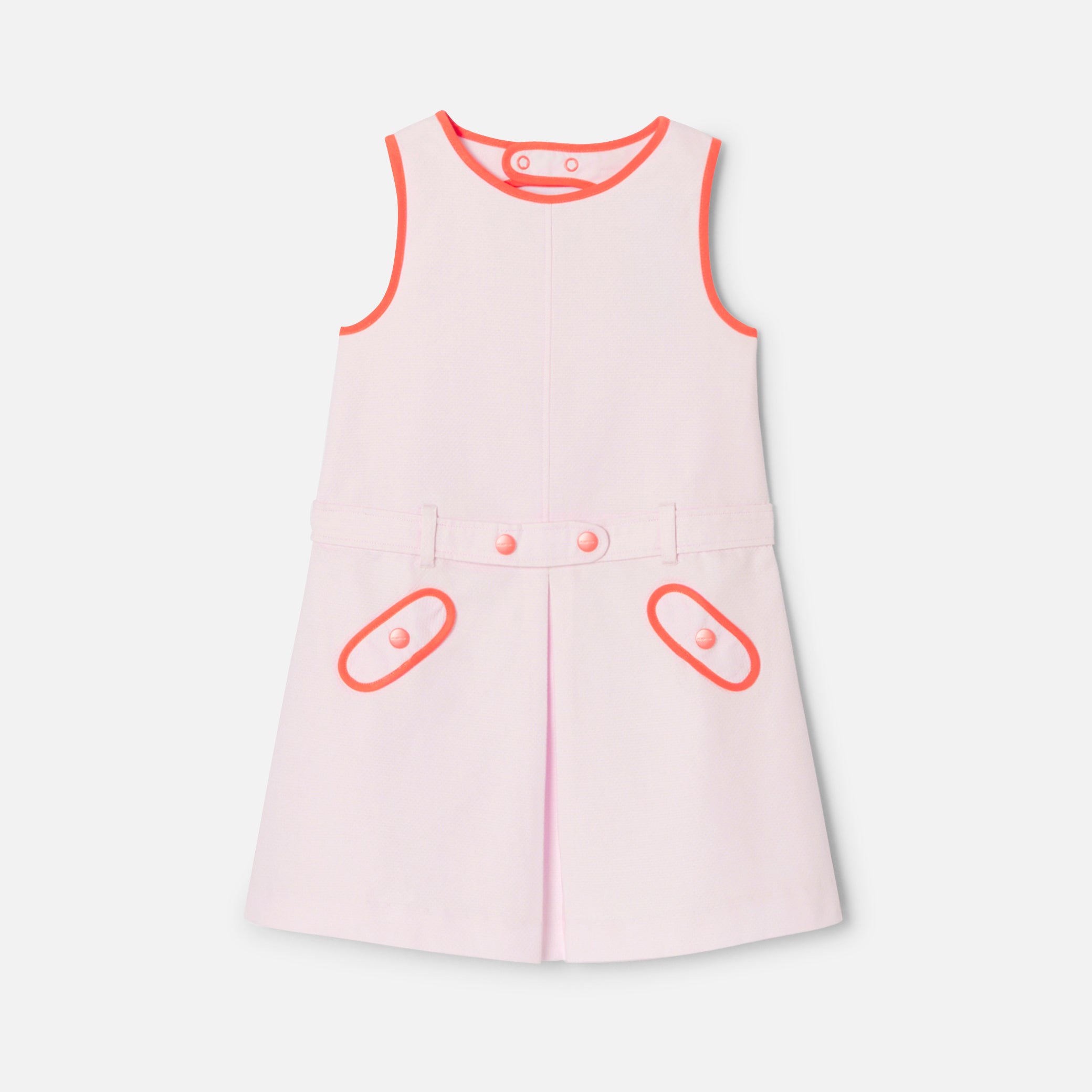 dress in honeycomb pique