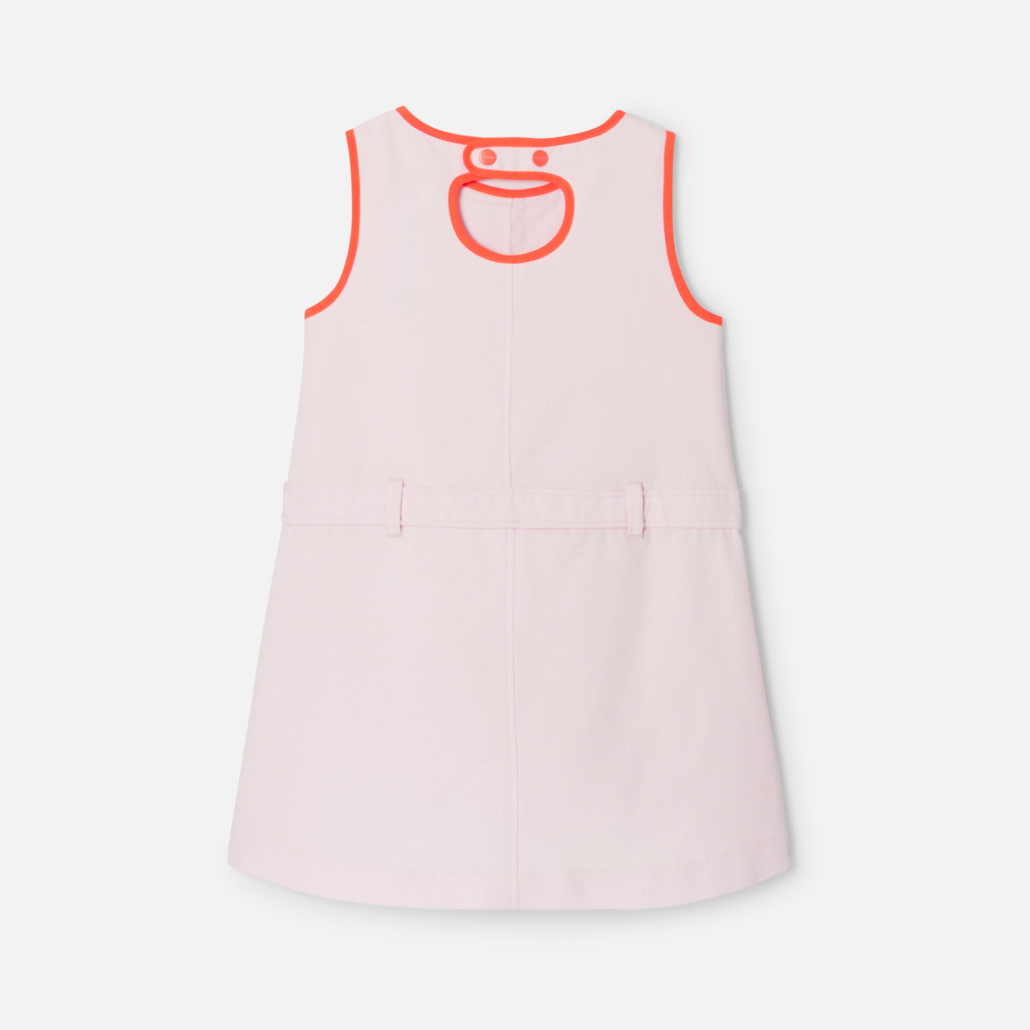 dress in honeycomb pique