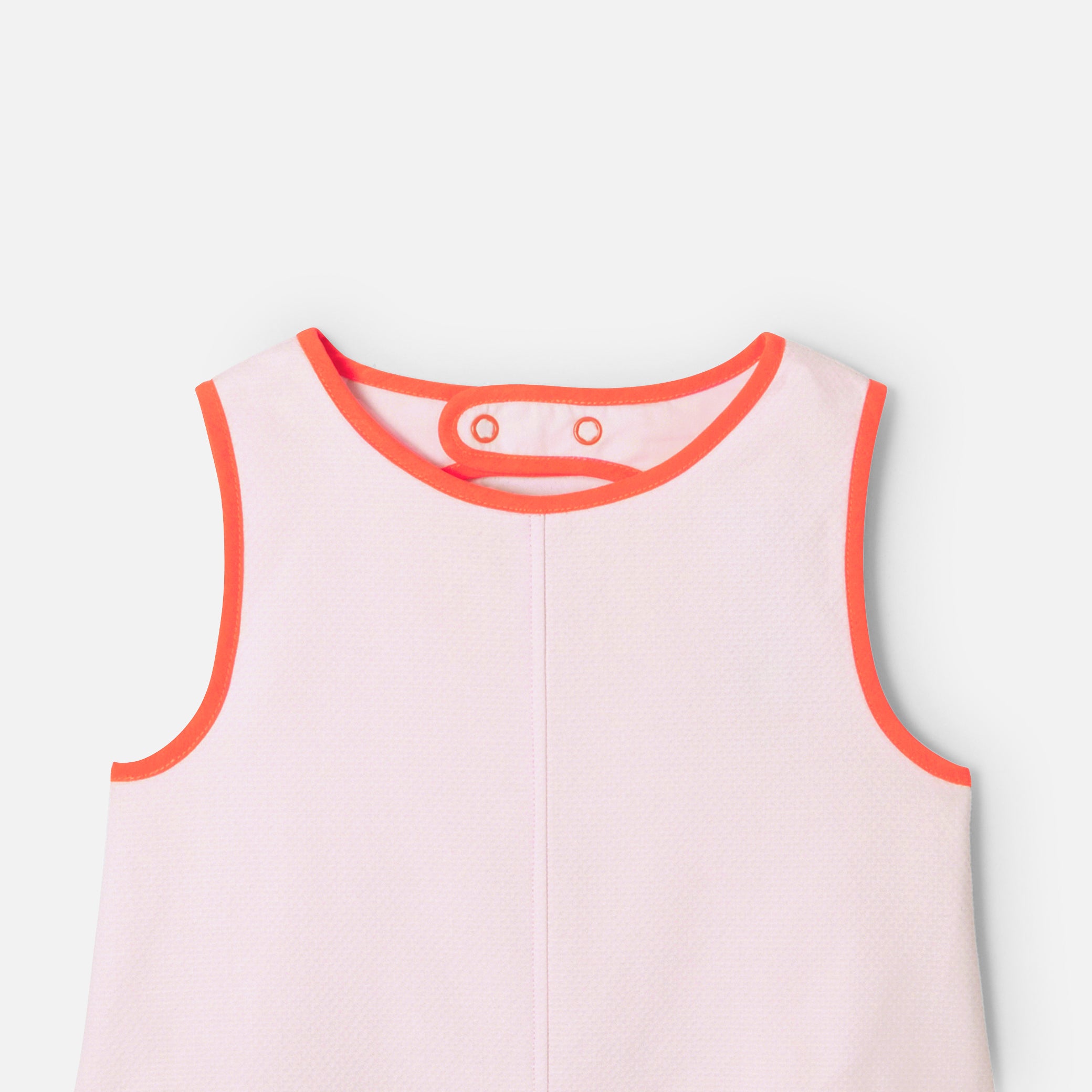 dress in honeycomb pique