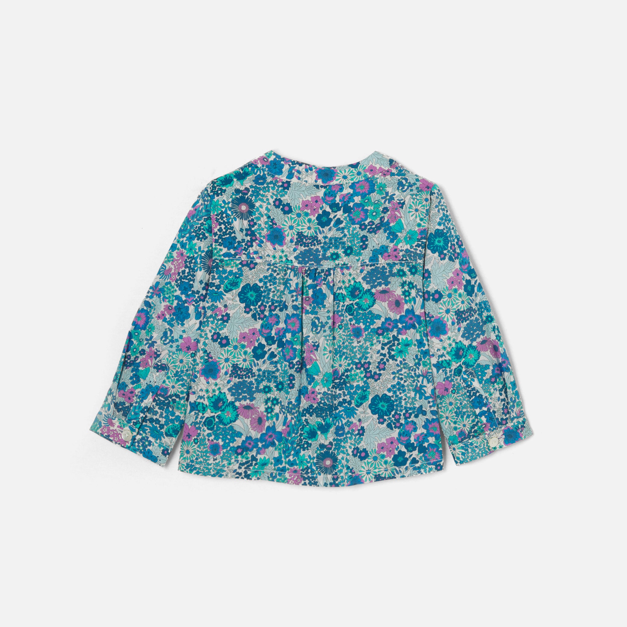 Toddler boy shirt in Liberty fabric